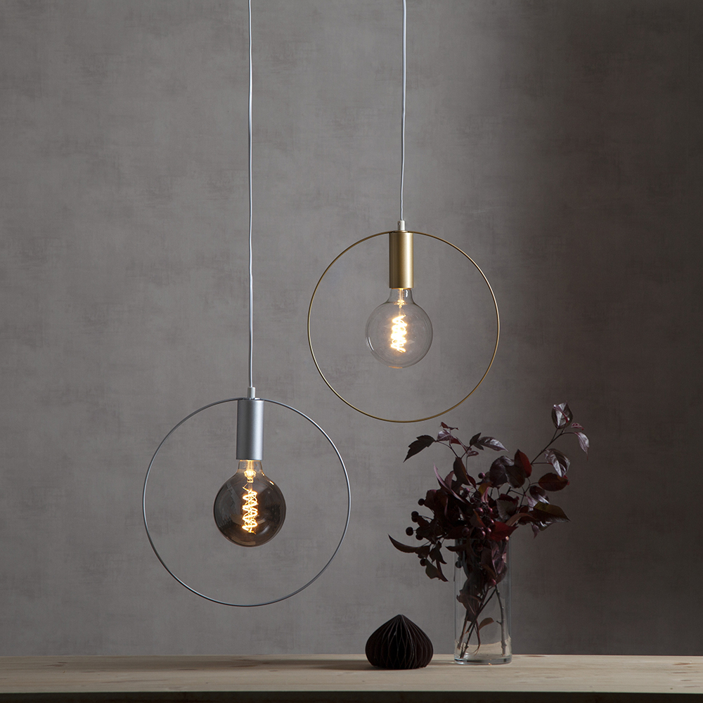 LED-Lampe Star Trading E27 G125 Decoled Spiral Smoke Dimbar 2W