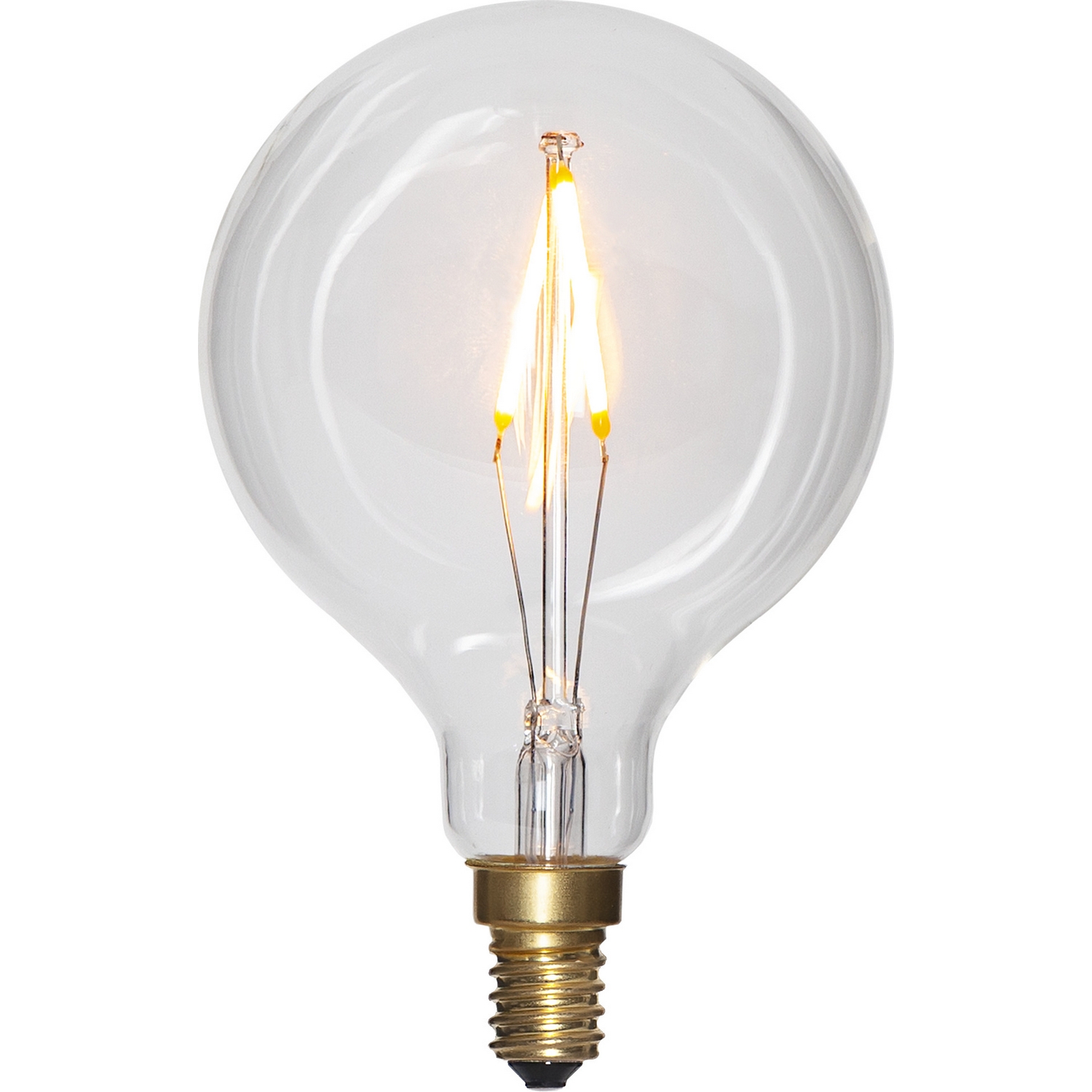 LED-Lampe Star Trading E14 G80 Soft Glow Dimbar 1,5W