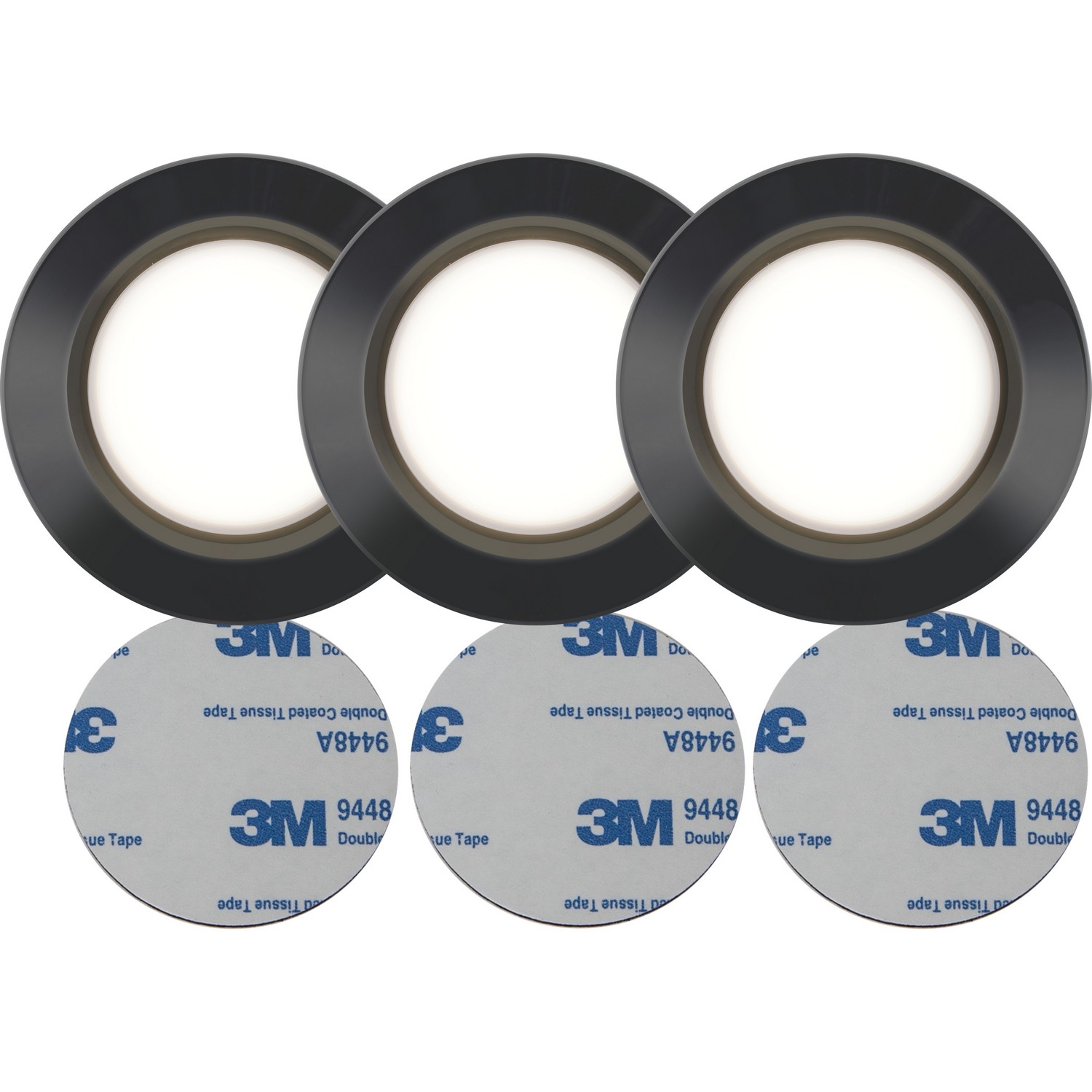 Nattlampe Star Trading LED-puck Functional 3-pk