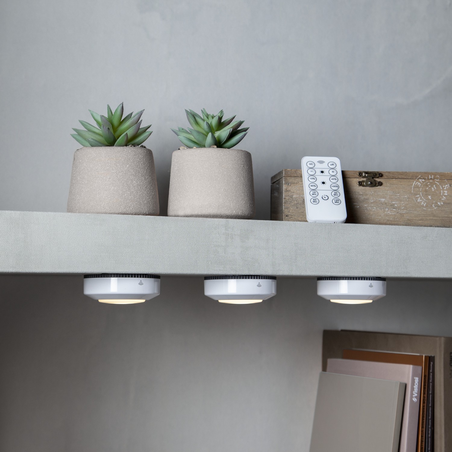 Batteridrevet Spotlight Star Trading Functional 3-pk