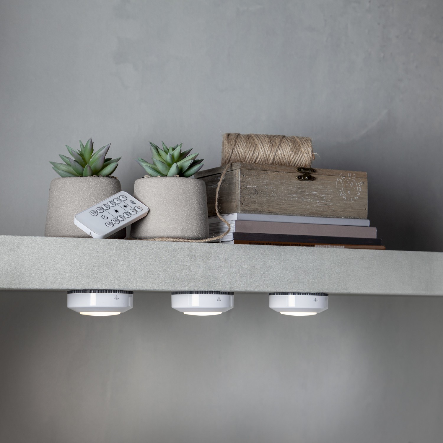 Batteridrevet Spotlight Star Trading Functional 3-pk