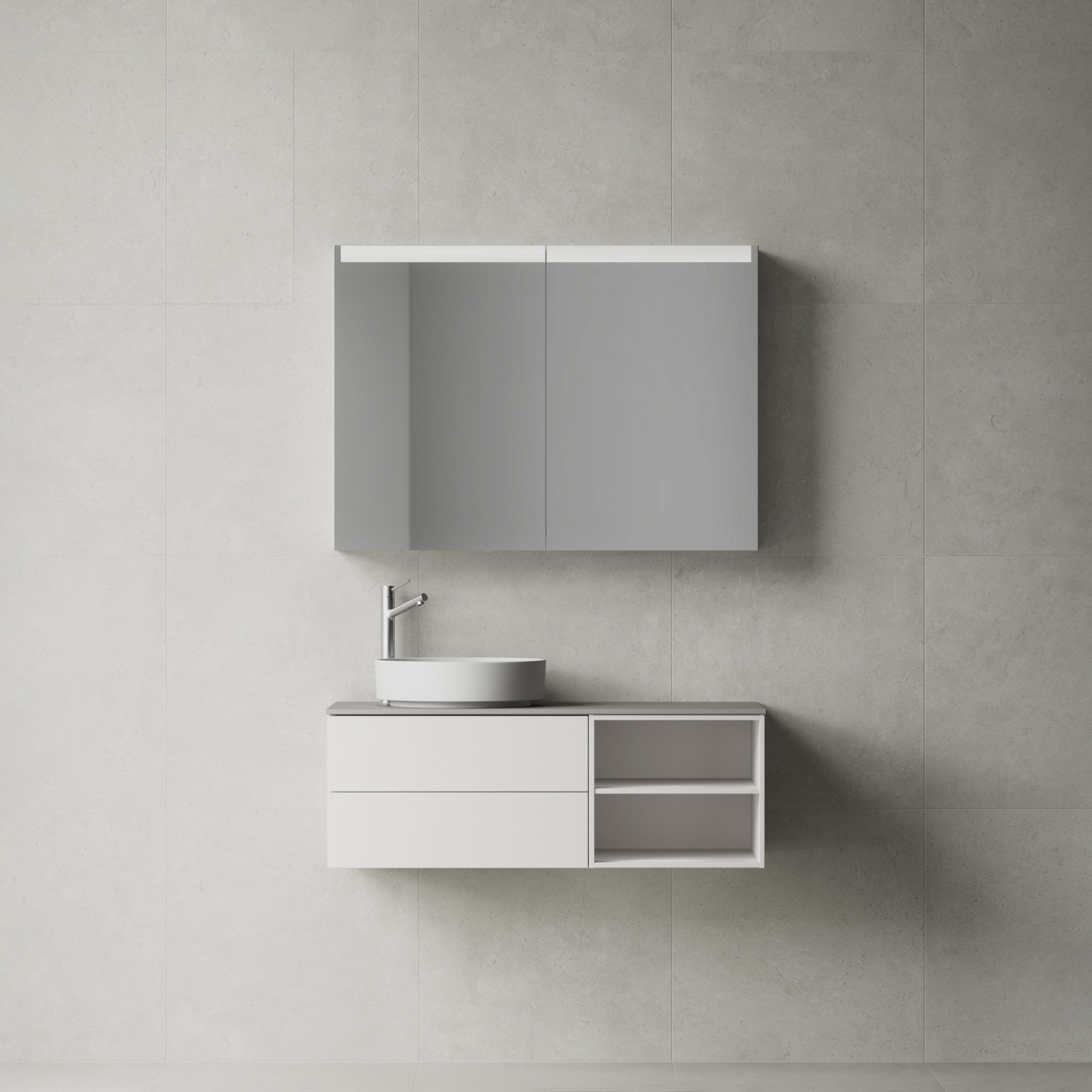 Tvättställsskåp INR Air Solid 1000