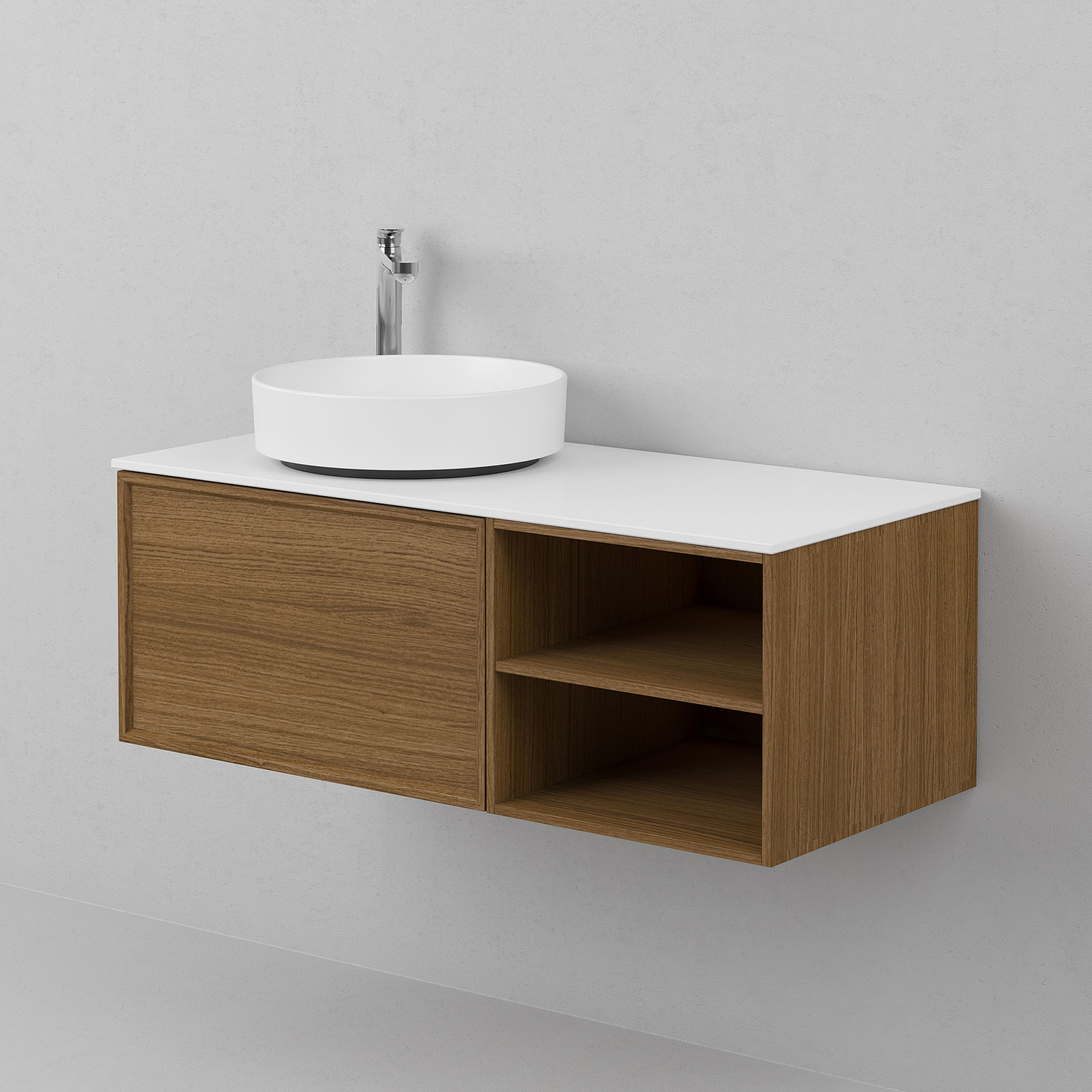 Tvättställsskåp INR Air Wood 1000 | badrum - badrumsmobler - tvattstallsskap-och-kommod | KakelKungen