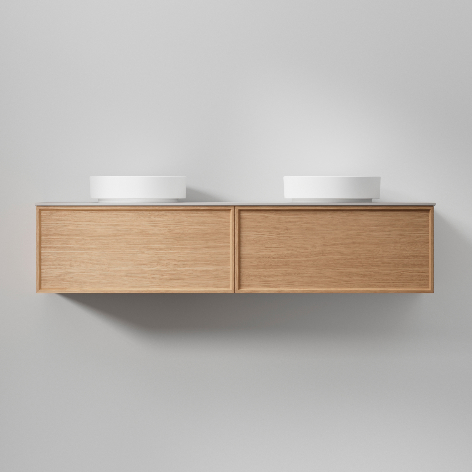 Tvättställsskåp INR Air Wood 1600 Dubbel | badrum - badrumsmobler - tvattstallsskap-och-kommod | KakelKungen