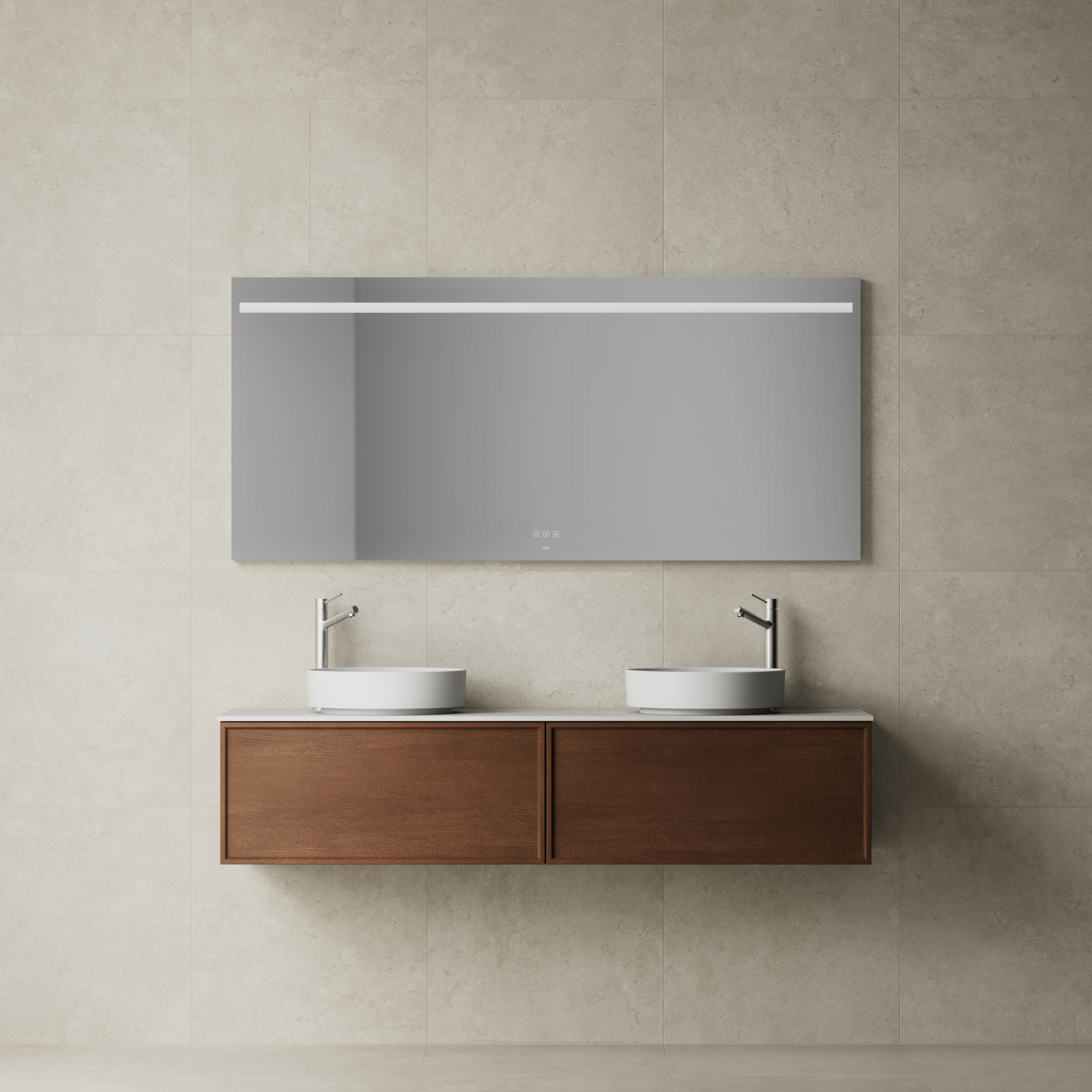 Tvättställsskåp INR Air Wood 1600 Dubbel