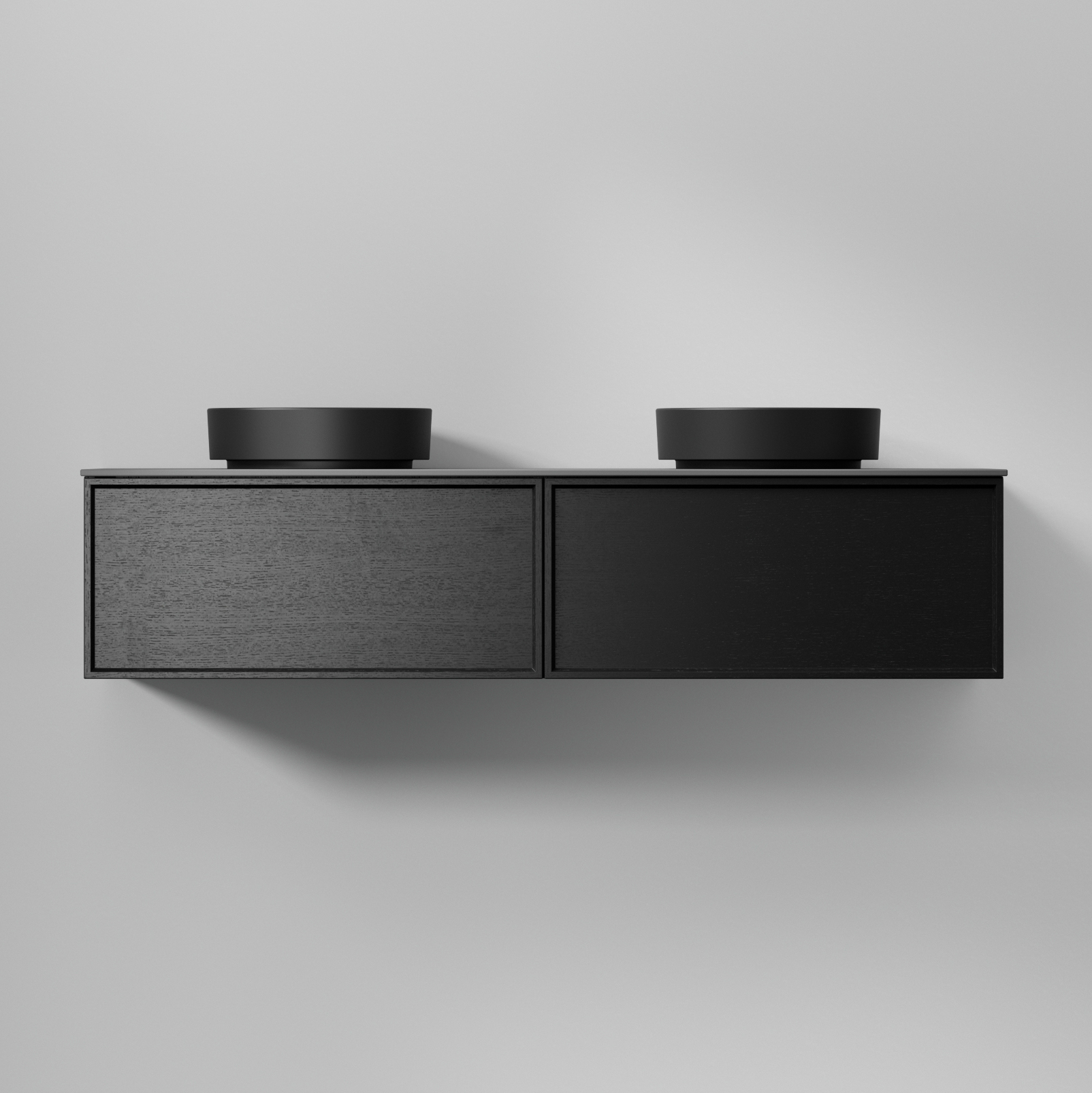 Tvättställsskåp INR Air Wood 1600 Dubbel | badrum - badrumsmobler - tvattstallsskap-och-kommod | KakelKungen