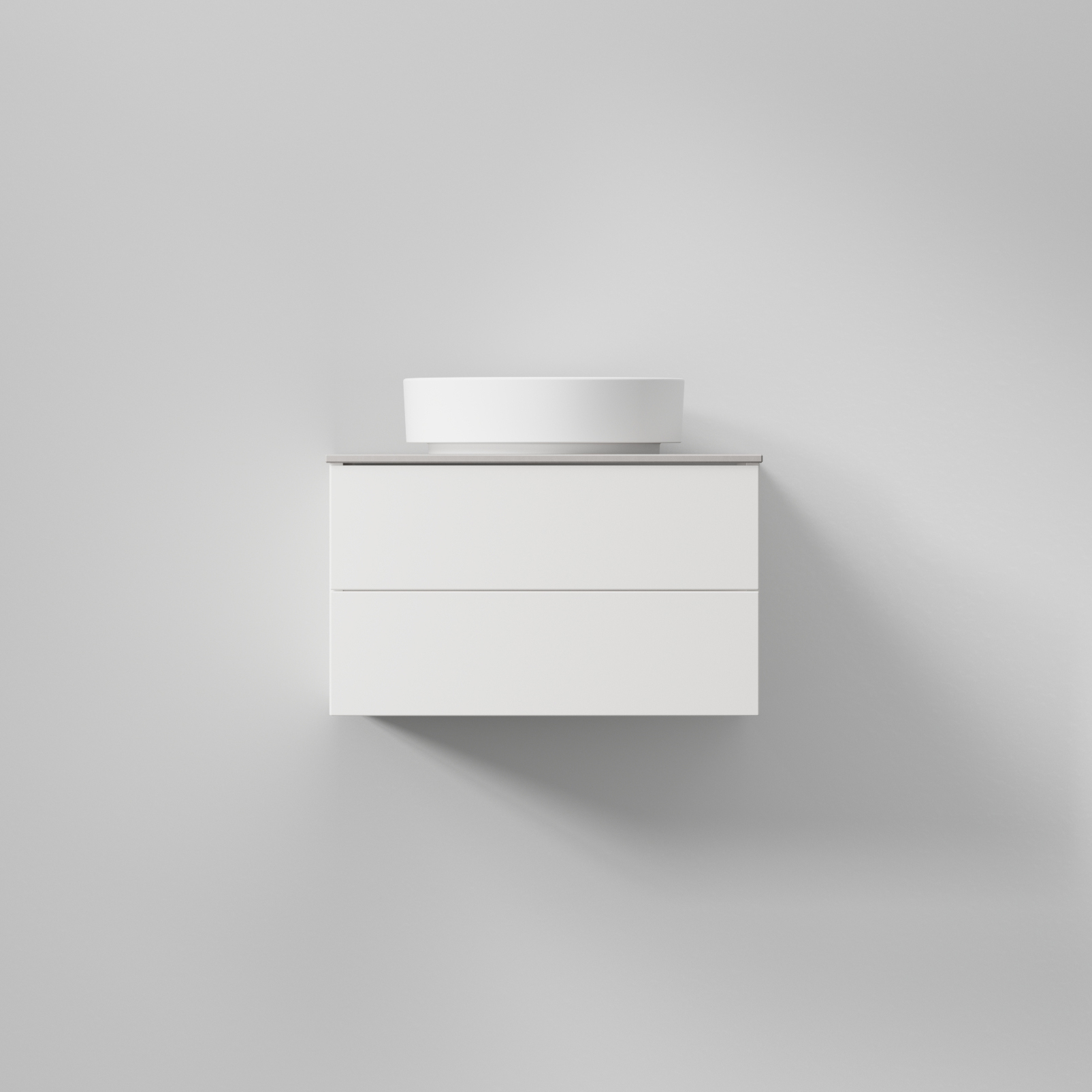 Tvättställsskåp INR Air Solid med 2 Lådor | badrum - badrumsmobler - tvattstallsskap-och-kommod | KakelKungen