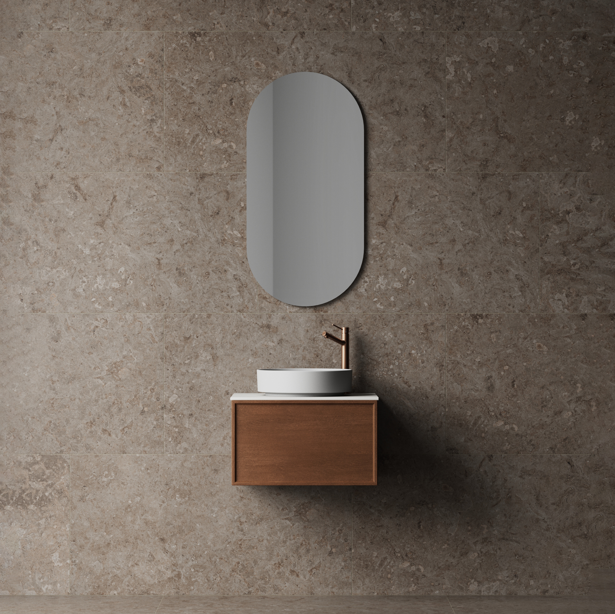 Tvättställsskåp INR Air Wood 600