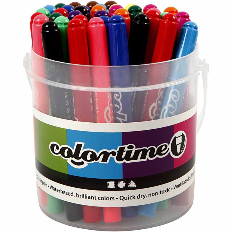 Tusjpenner Creativ Company Colortime Strek 5 mm 1 Pk