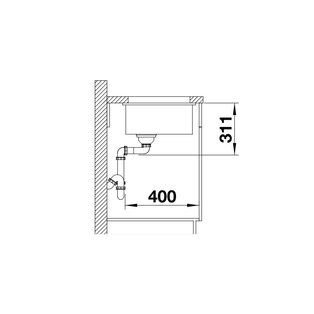 Kjøkkenvask Blanco Subline 375 Infino Keramikk
