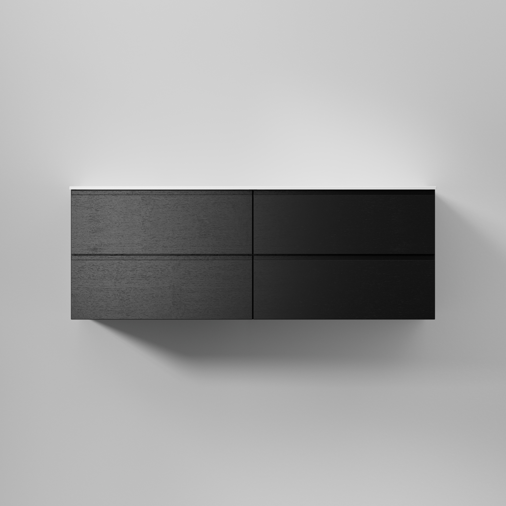 Tvättställsskåp INR Core Grip med 4 Lådor