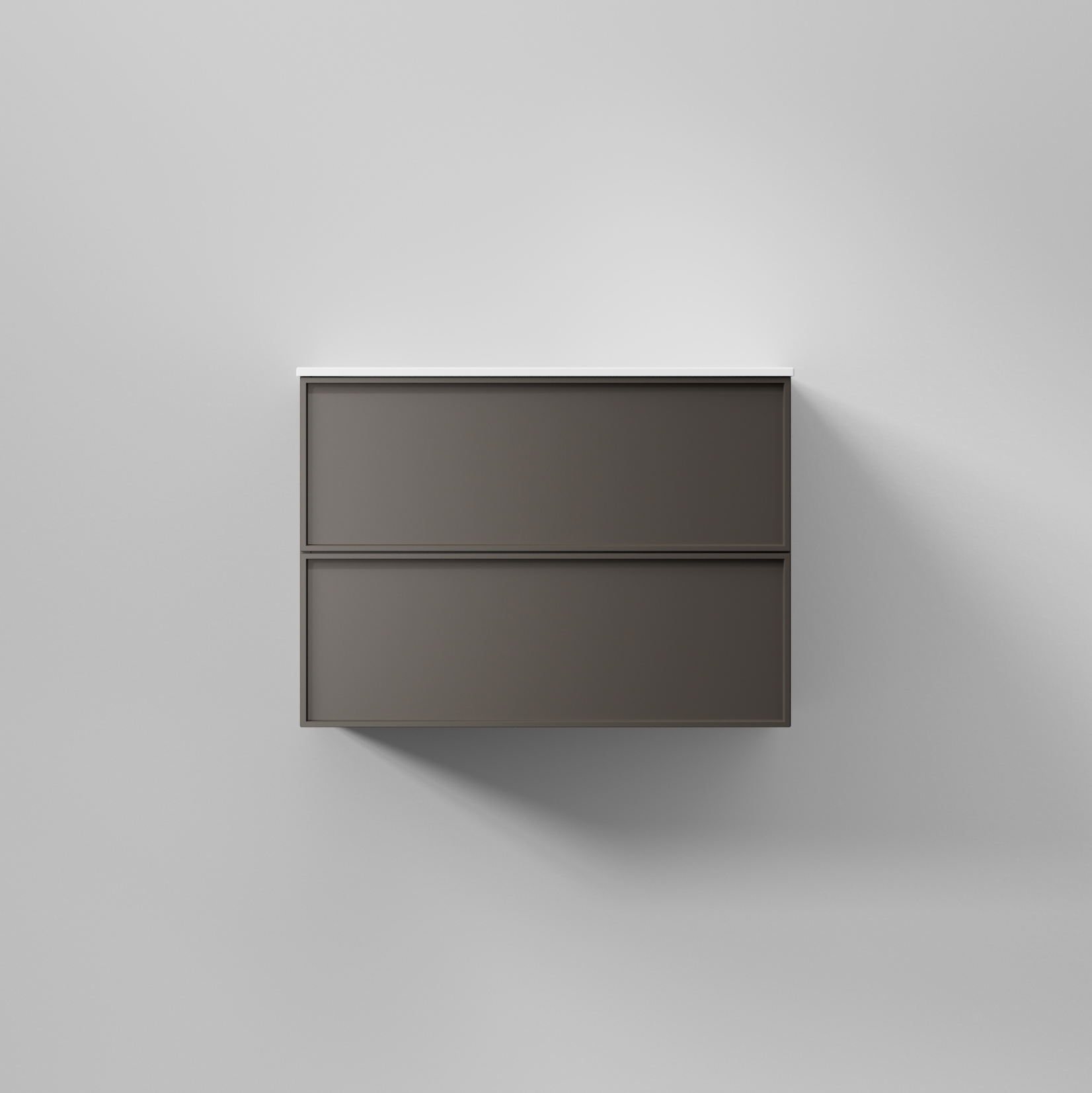 Tvättställsskåp INR Core Sense med 2 Lådor | badrum - badrumsmobler - tvattstallsskap-och-kommod | KakelKungen