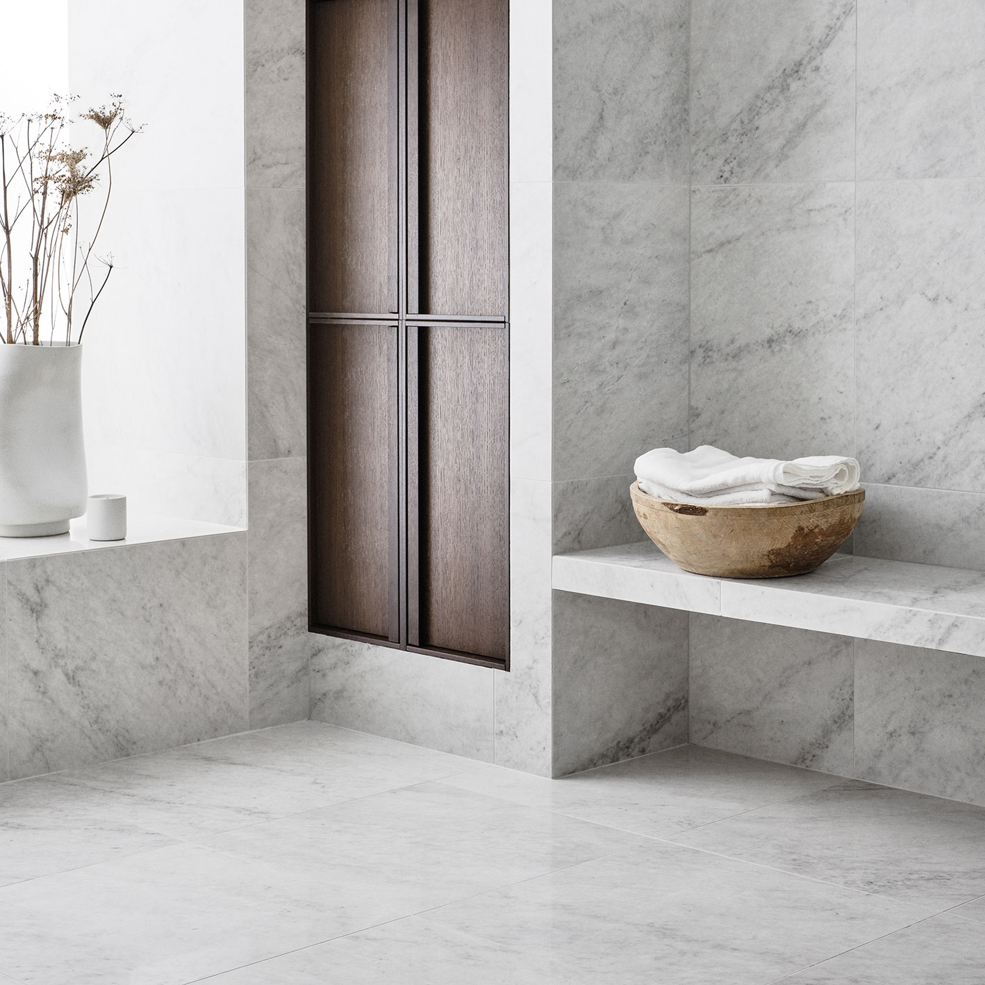 Klinker Bricmate M33 Glanshammar White Honed 30x30 cm