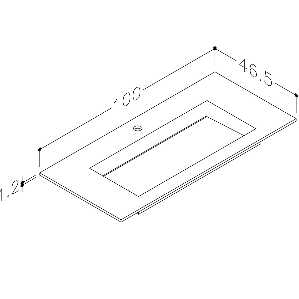 Servant Korsbakken Bad Corian 100
