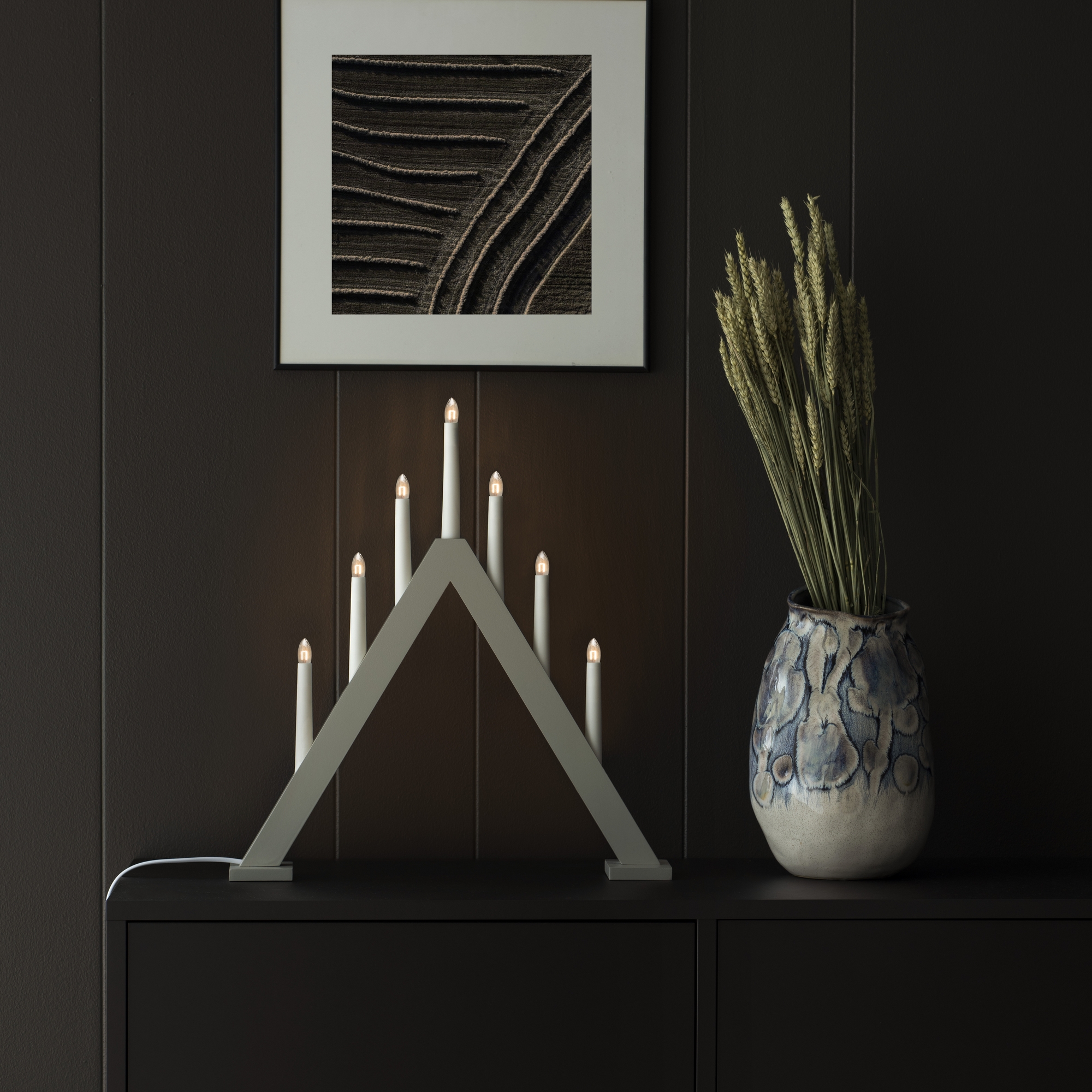 Adventstake Gnosjö Konstsmide 7 Lys 3931