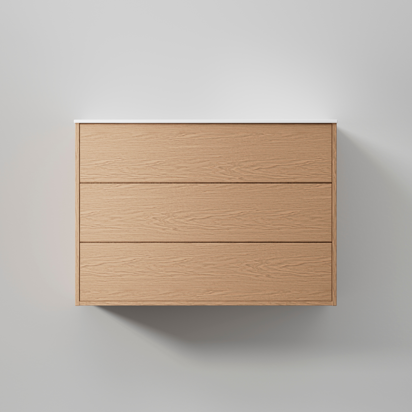 Tvättställsskåp INR Terra Solid med 3 Lådor | badrum - badrumsmobler - tvattstallsskap-och-kommod | KakelKungen