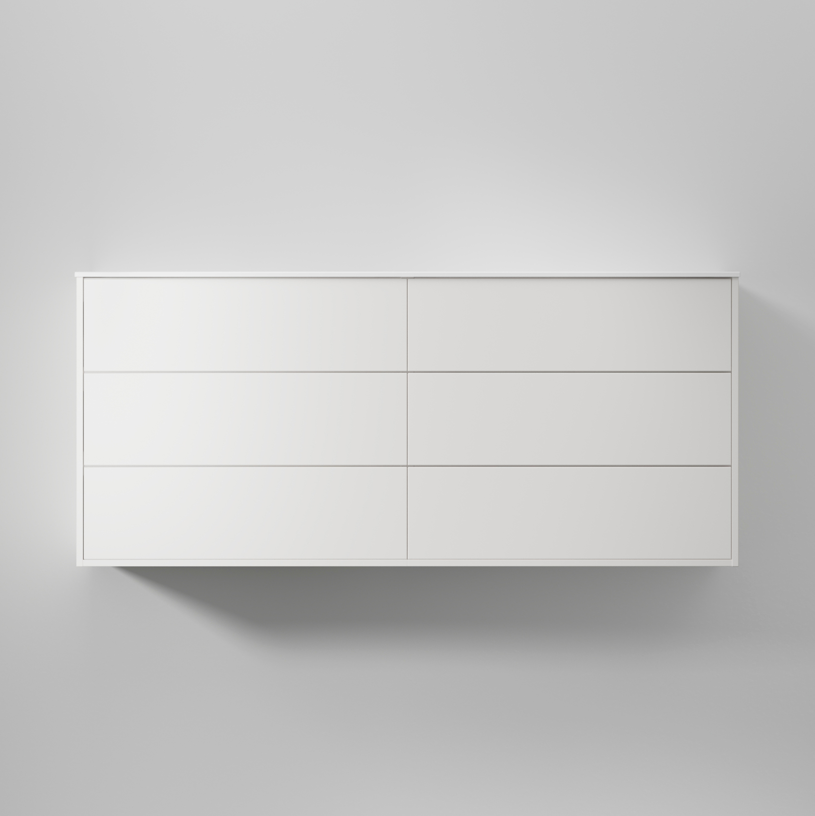 Tvättställsskåp INR Terra Solid Dubbel med 6 Lådor