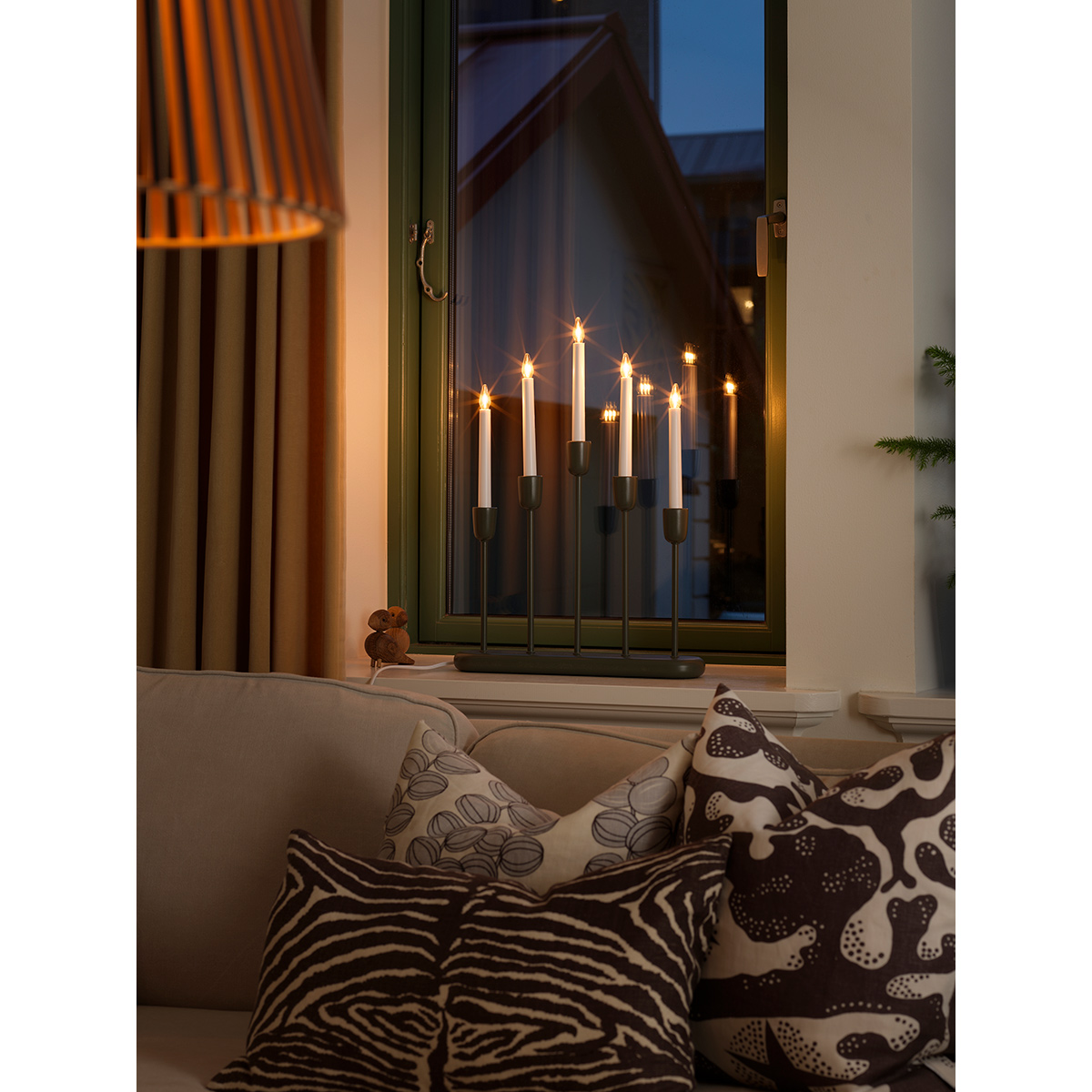 Adventstake Gnosjö Konstsmide 5 LED