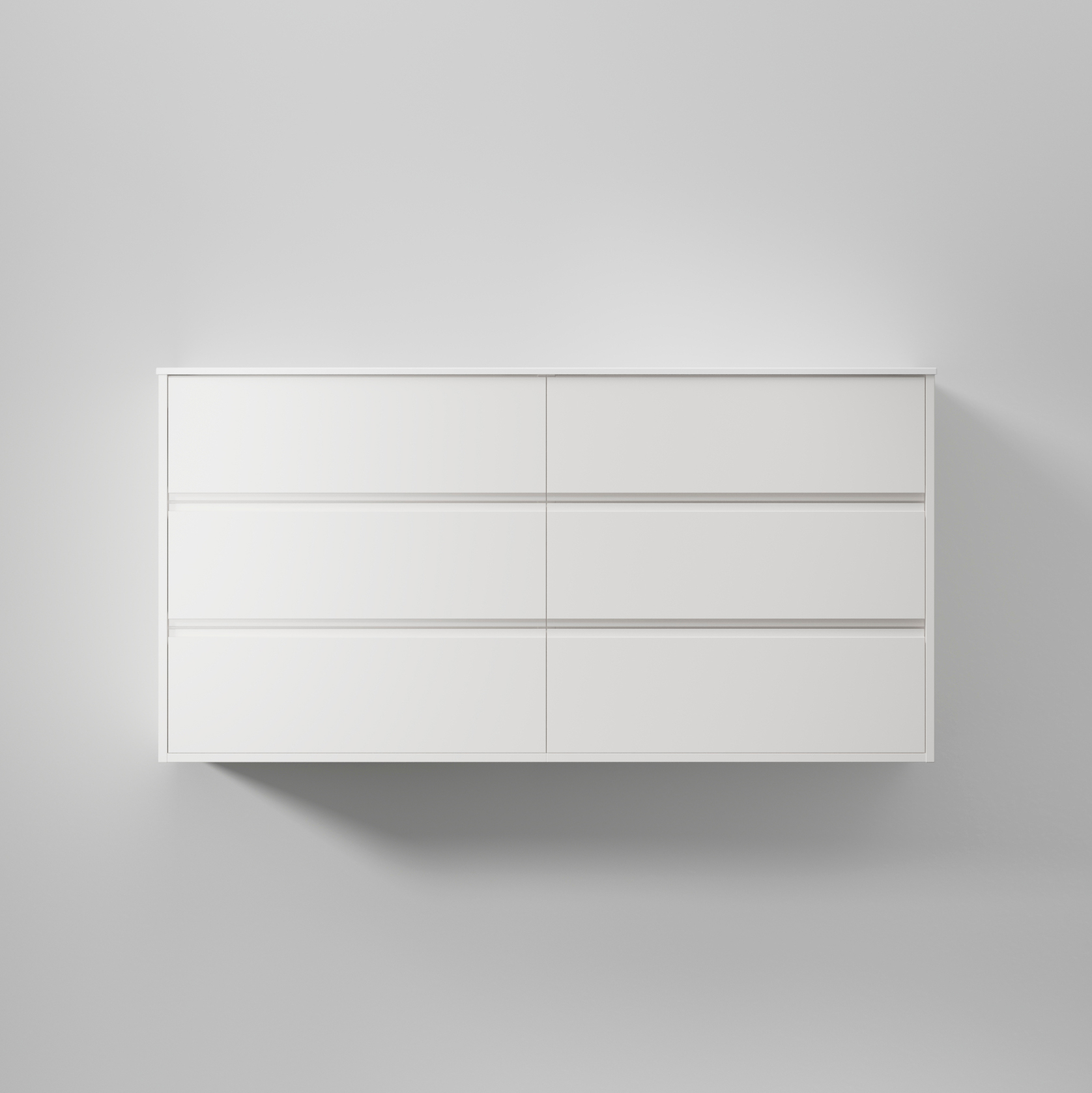 Tvättställsskåp INR Terra Grip Dubbel med 6 Lådor | badrum - badrumsmobler - tvattstallsskap-och-kommod | KakelKungen