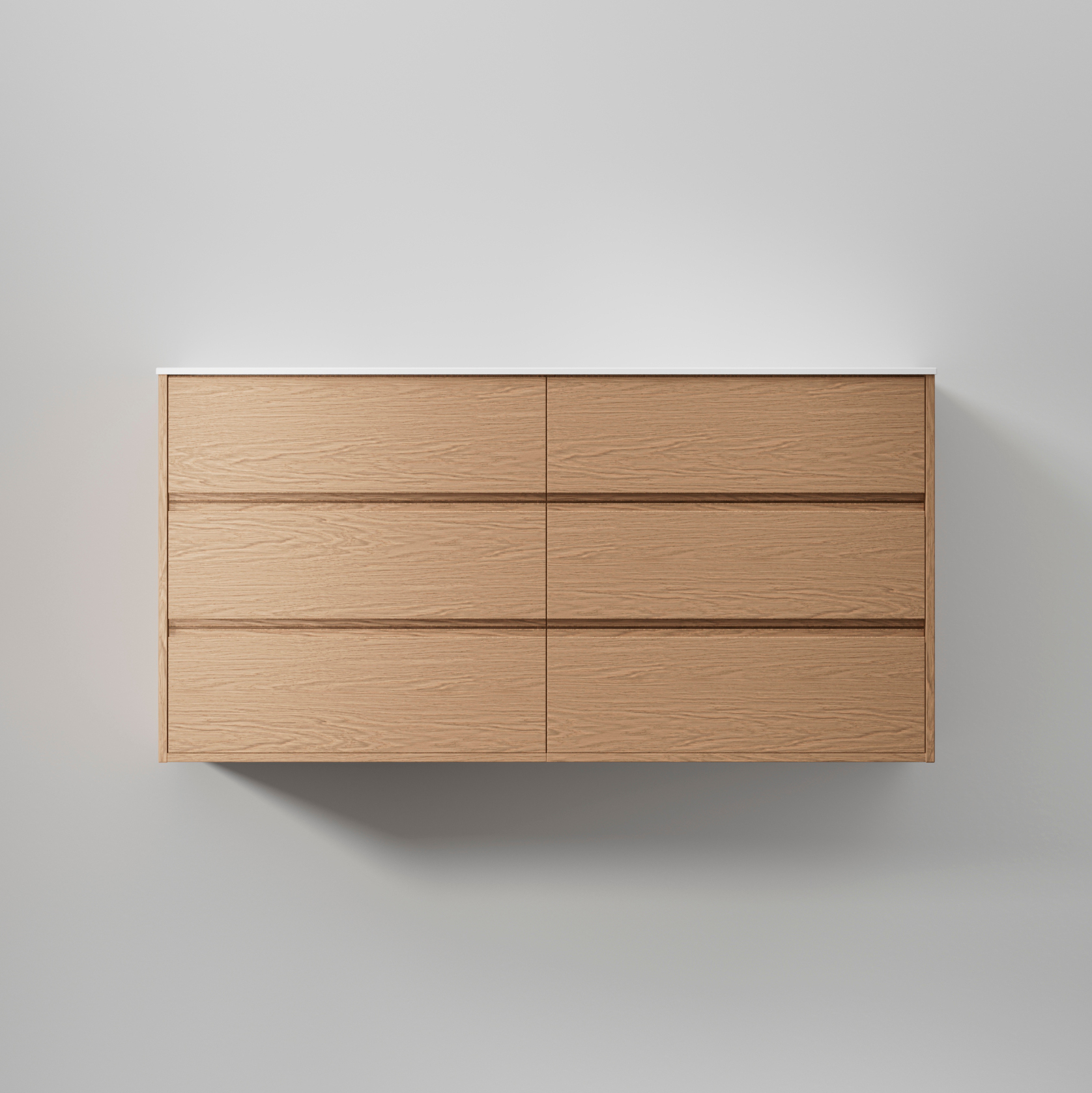 Tvättställsskåp INR Terra Grip Dubbel med 6 Lådor | badrum - badrumsmobler - tvattstallsskap-och-kommod | KakelKungen