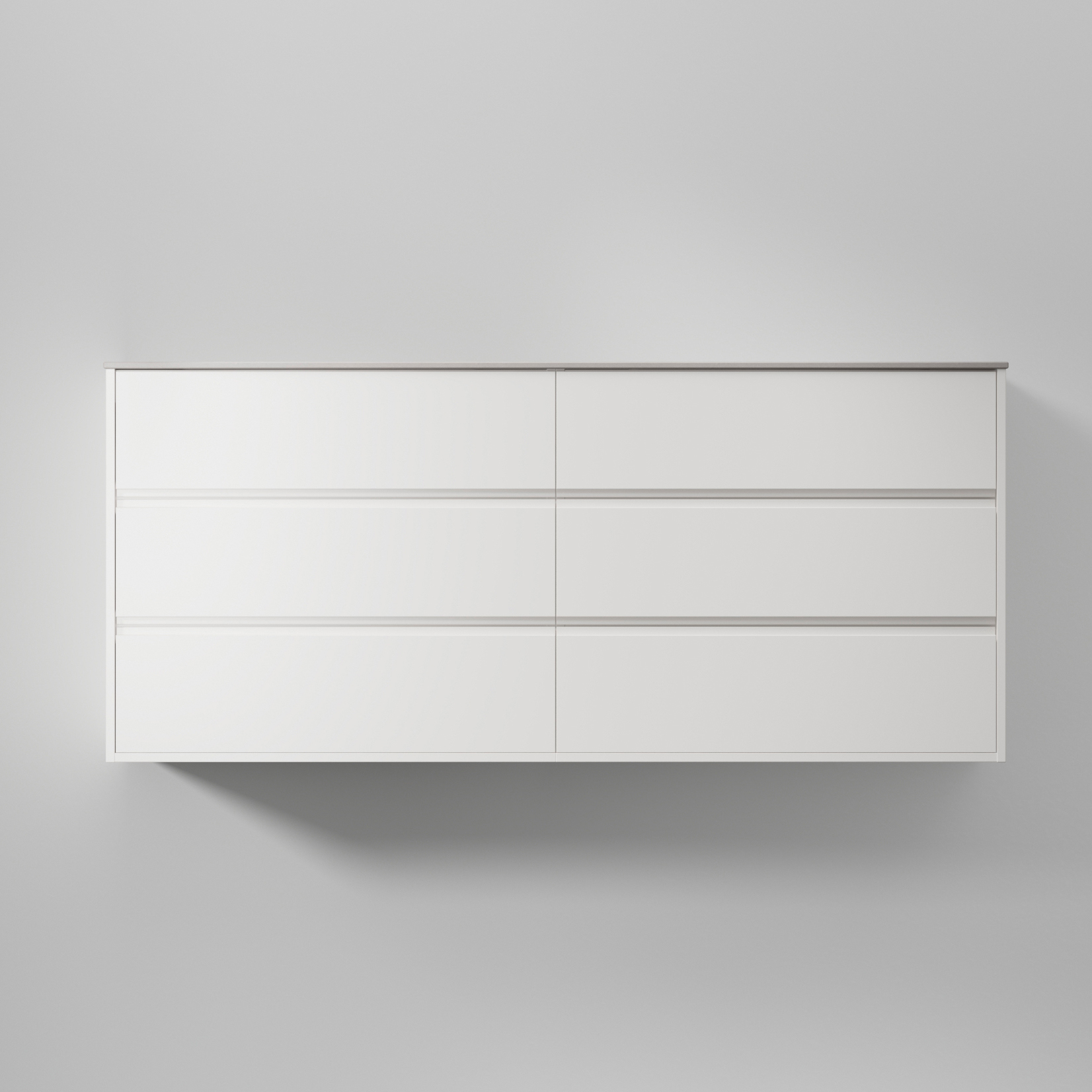 Tvättställsskåp INR Terra Grip Dubbel med 6 Lådor