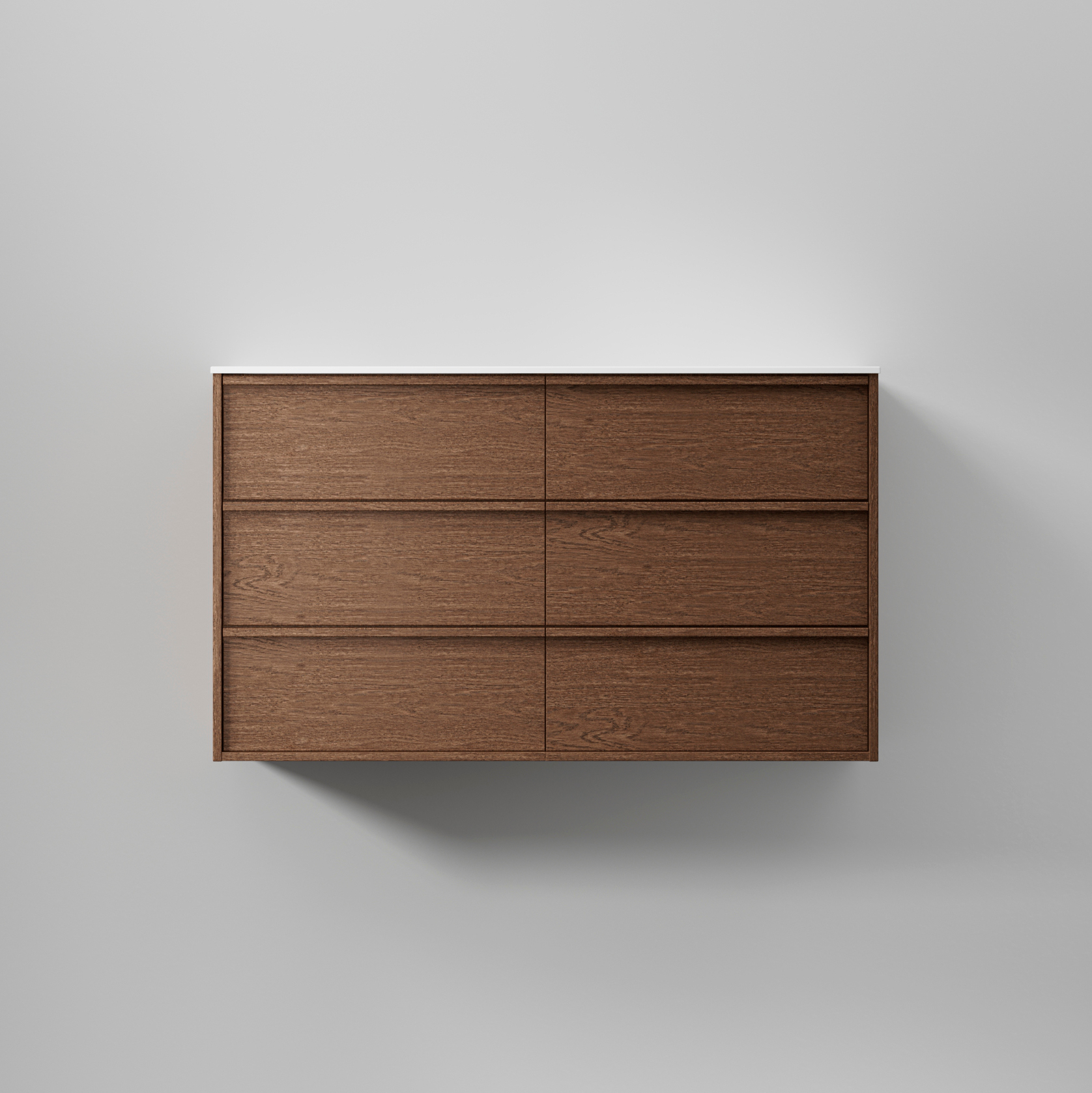 Tvättställsskåp INR Terra Carve Dubbel med 6 Lådor | badrum - badrumsmobler - tvattstallsskap-och-kommod | KakelKungen