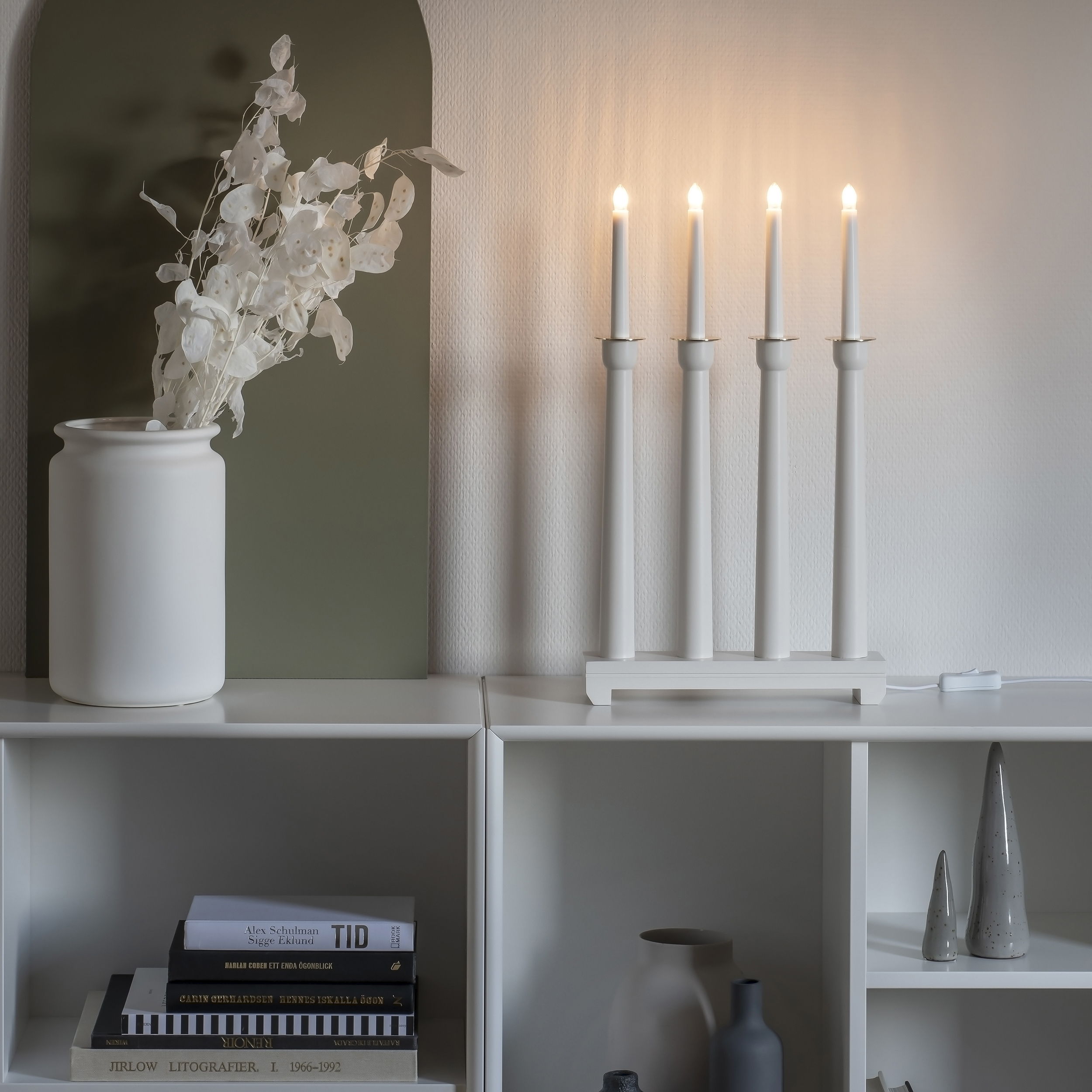 Adventstake Gnosjö Konstsmide 4L Tre Klassisk