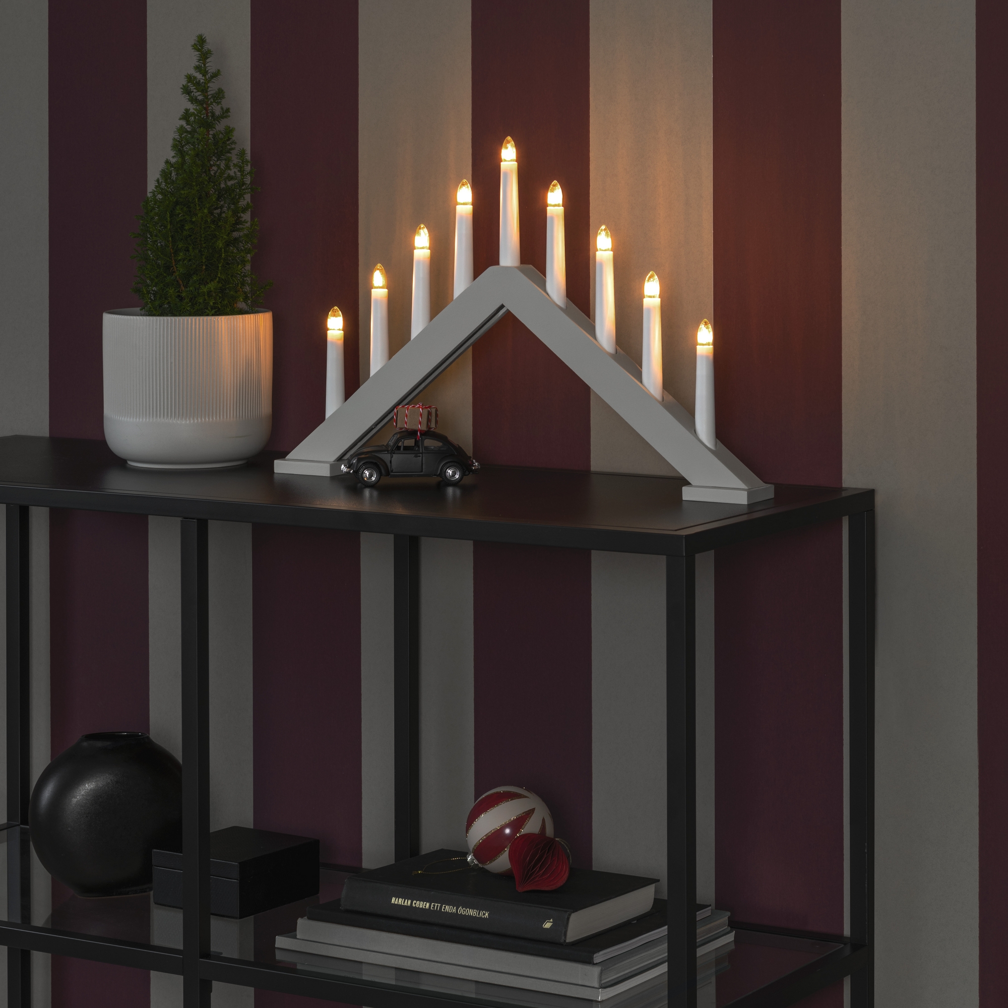 Adventstake Gnosjö Konstsmide 9 Lys 3984