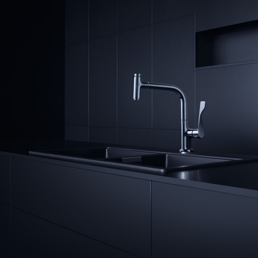 Kjøkkenbatteri Axor Citterio Select med Uttrekkbar Tut