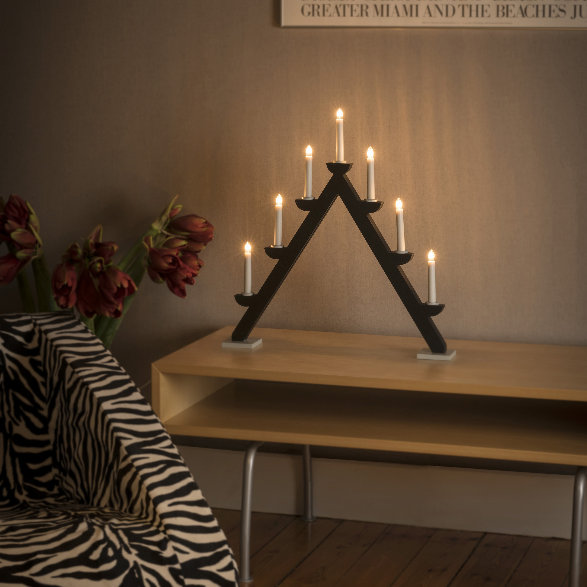 Adventstake Gnosjö Konstsmide Tre 7L