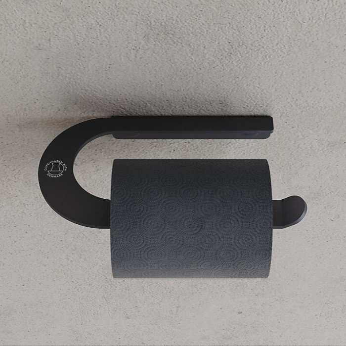 Toalettrullholder Copenhagen Bath CB 100 Sort Matt