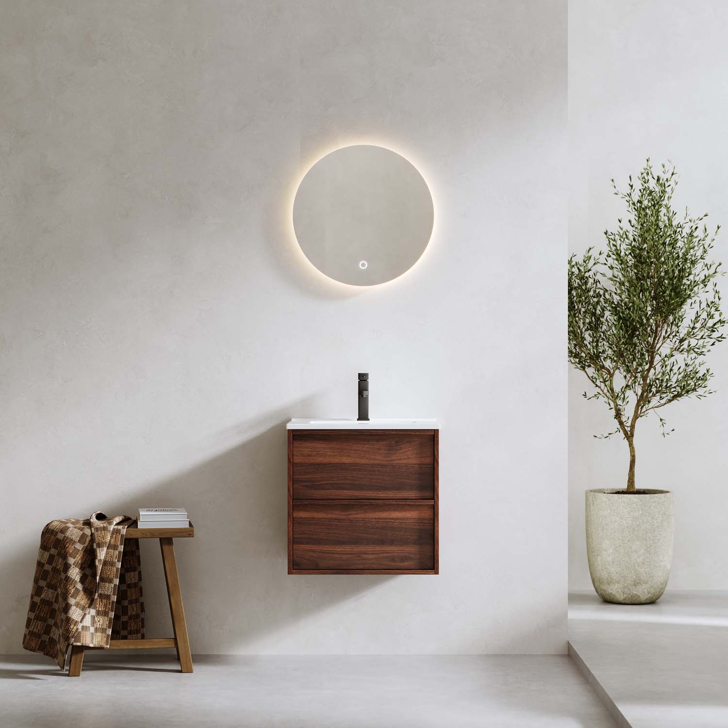 Tvättställsskåp Bathlife Charm med Tvättställ