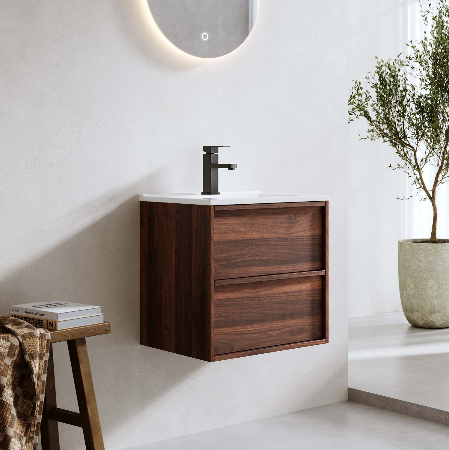 Tvättställsskåp Bathlife Charm med Tvättställ