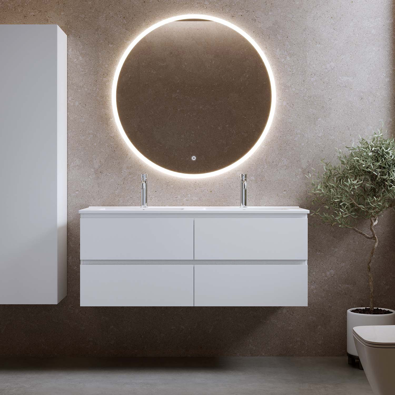 Tvättställsskåp Bathlife Eufori med Tvättställ | badrum - badrumsmobler - tvattstallsskap-och-kommod | KakelKungen