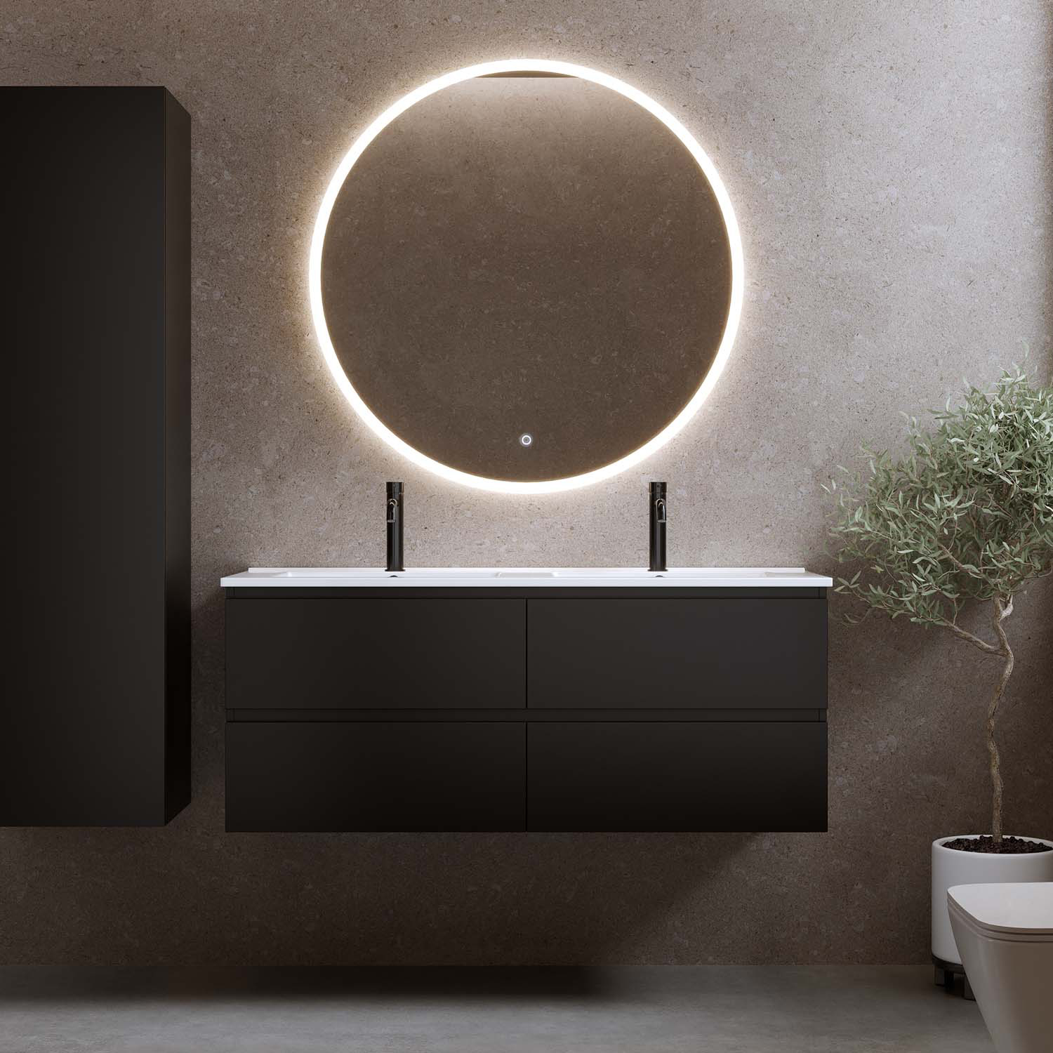 Tvättställsskåp Bathlife Eufori med Tvättställ | badrum - badrumsmobler - tvattstallsskap-och-kommod | KakelKungen