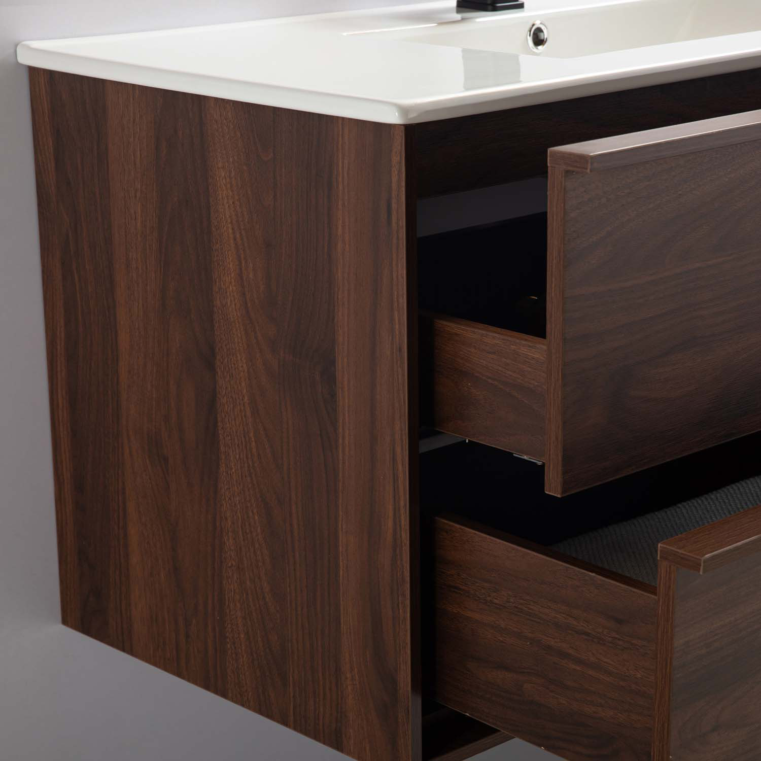 Tvättställsskåp Bathlife Charm med Tvättställ och Spegel Skina