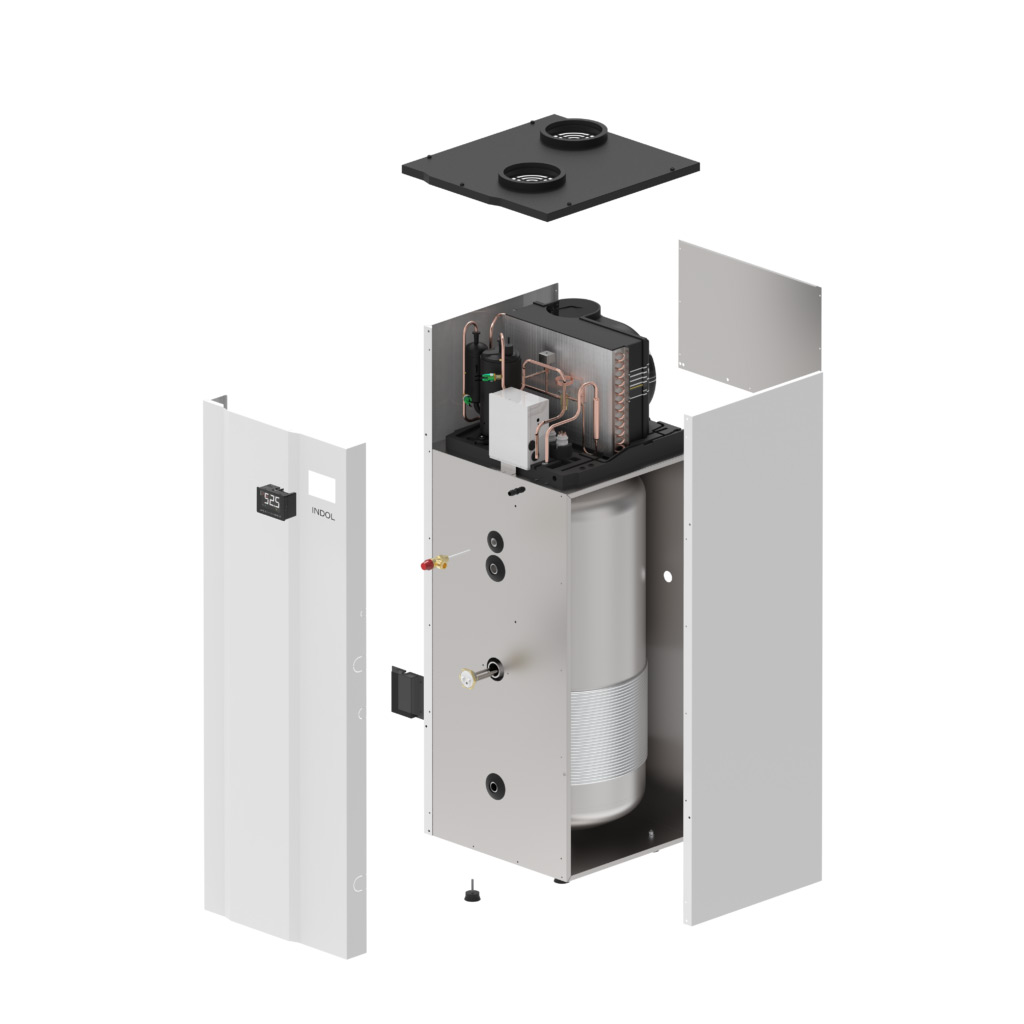 Varmepumpebereder Indol EcoHeat 160FW4R2