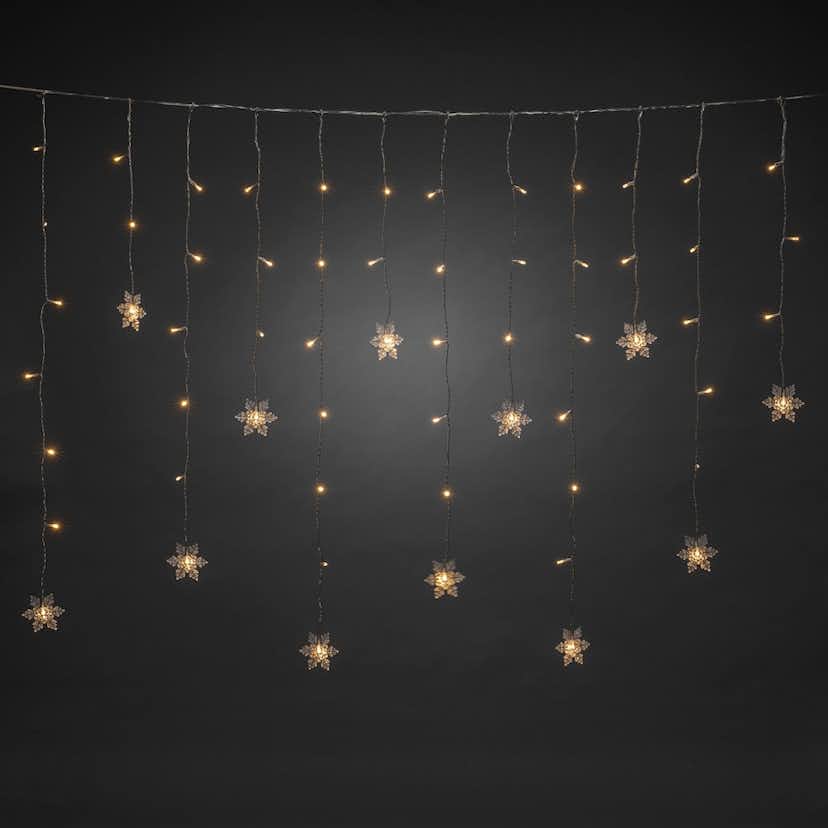 Gardinslinga Gnosjö Konstsmide 12 Snöflingor L