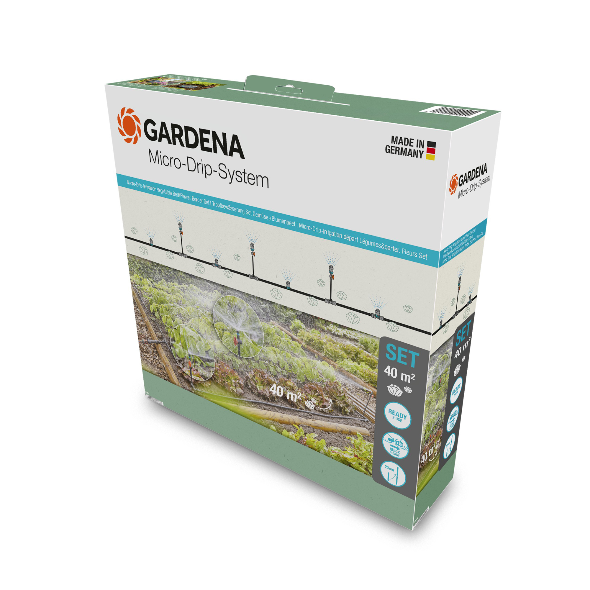 Vanningssett Gardena Micro-Drip Blomster/Kjøkkenhager