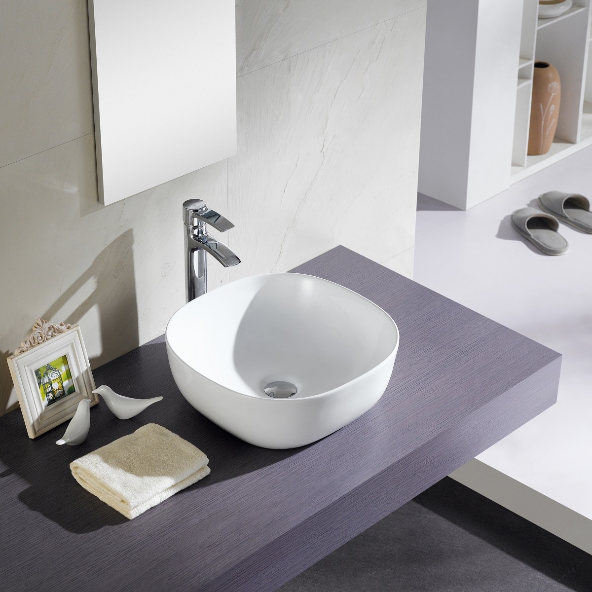 Porselensservant Bathco Olea Quadro