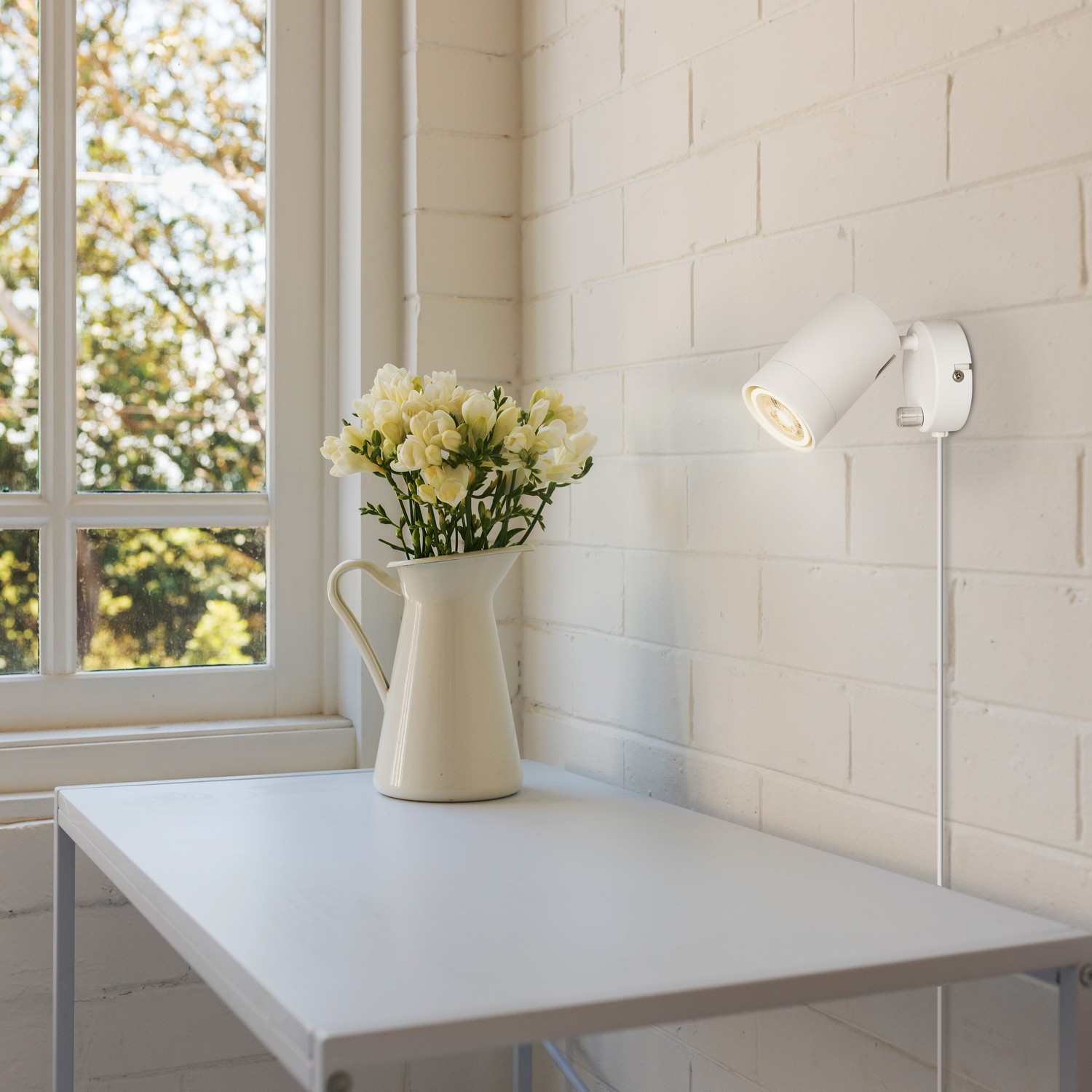 Vegglampe Gelia Dimbar Gu10 med Lyskilde Söderöra