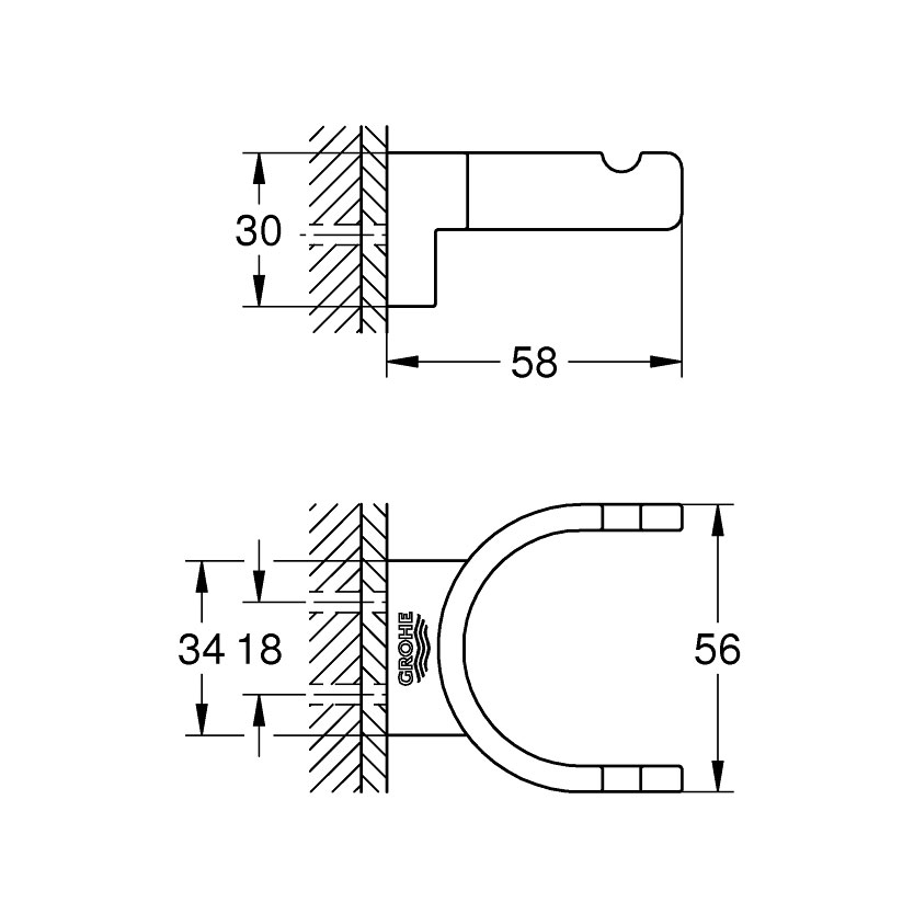 Handdukskrok Grohe Selection 41049