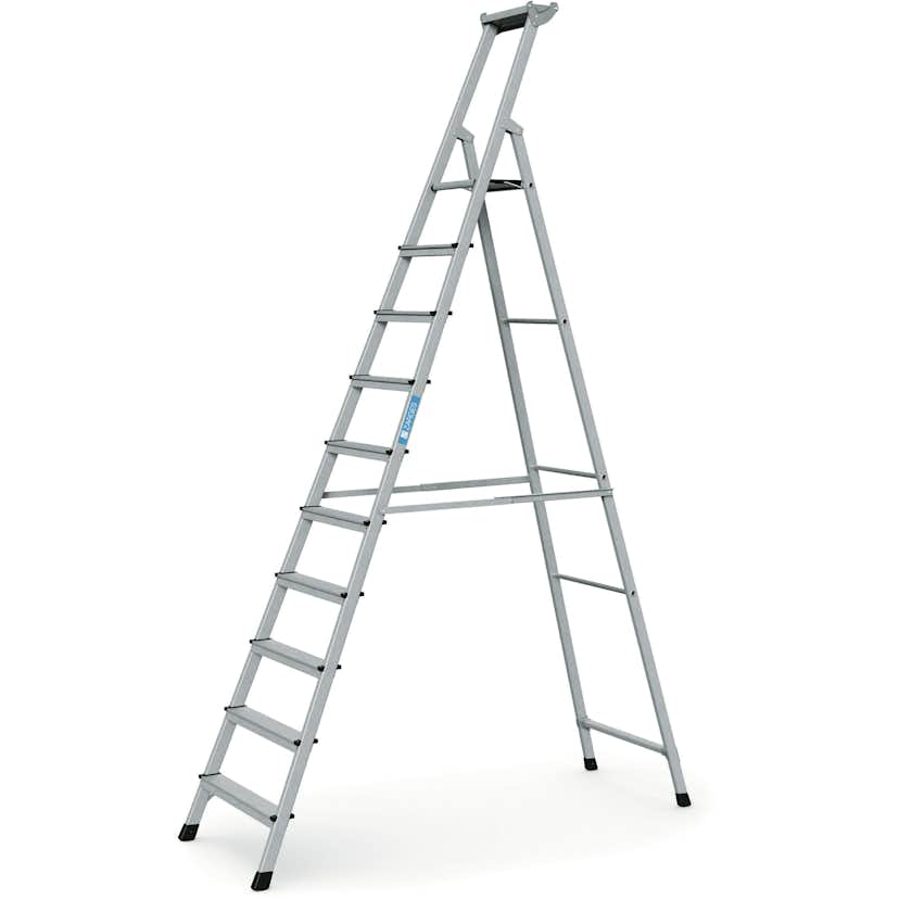 Trappstege Zarges XLstep S Höjd: 2,5 M Antal steg: 10