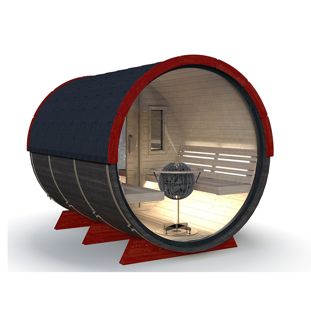Bastutunna Nordkapp.NU Globe ThermoWood Färg: Svart