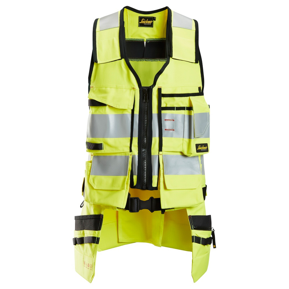 Väst Snickers Workwear KL1 PW Storlek: S, Färg: High vis Yellow
