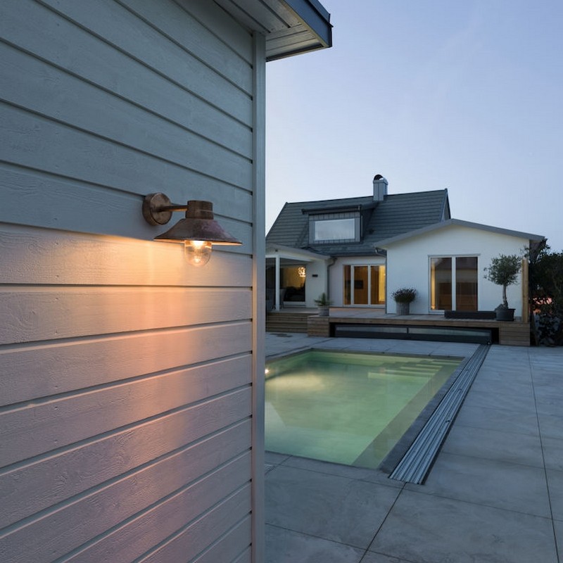 Vegglampe Gnosjö Konstsmide Vega E27 med Skjerm