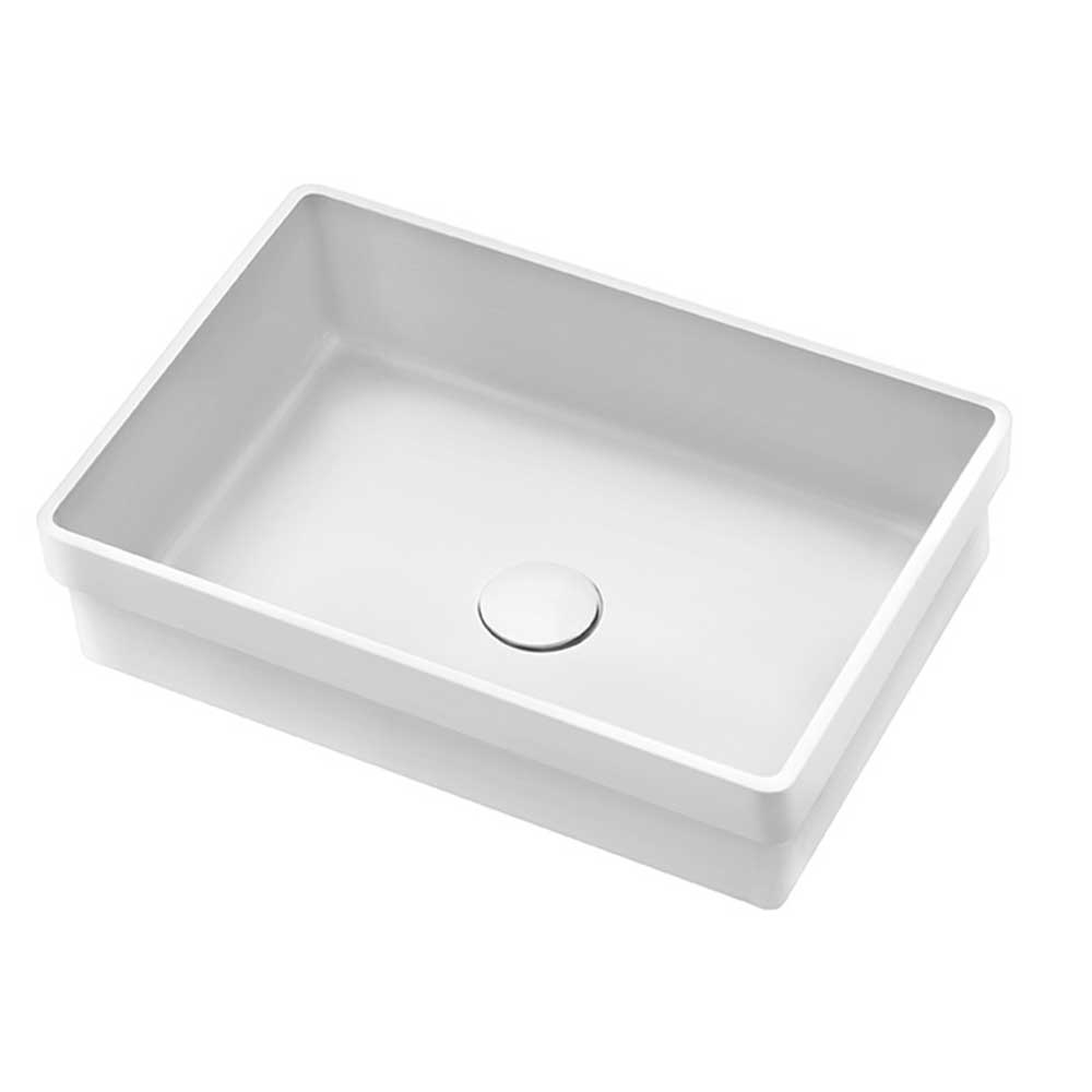 Tvättställsskåp Haven H2/60 med Vit Bänkskiva och Handfat