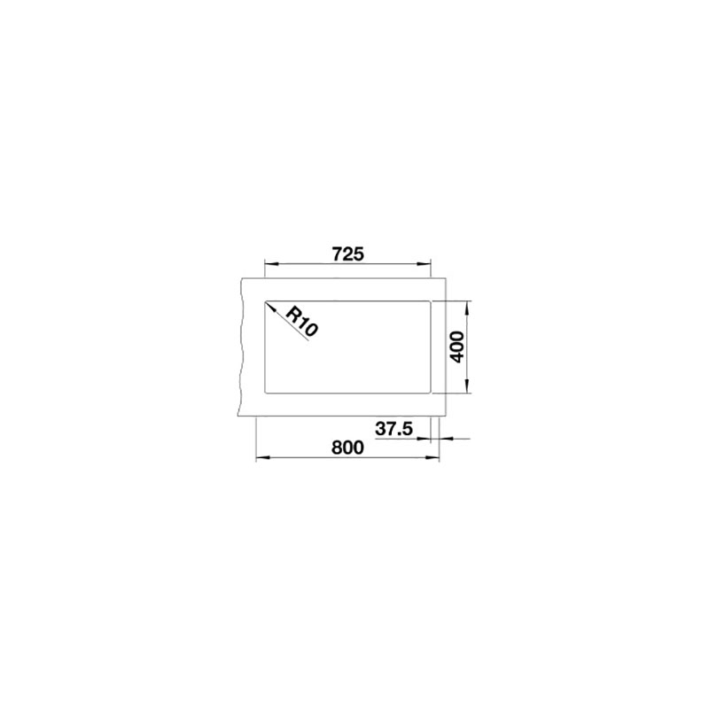 Kjøkkenvask Blanco Subline 430/270 Silgranitt Infino