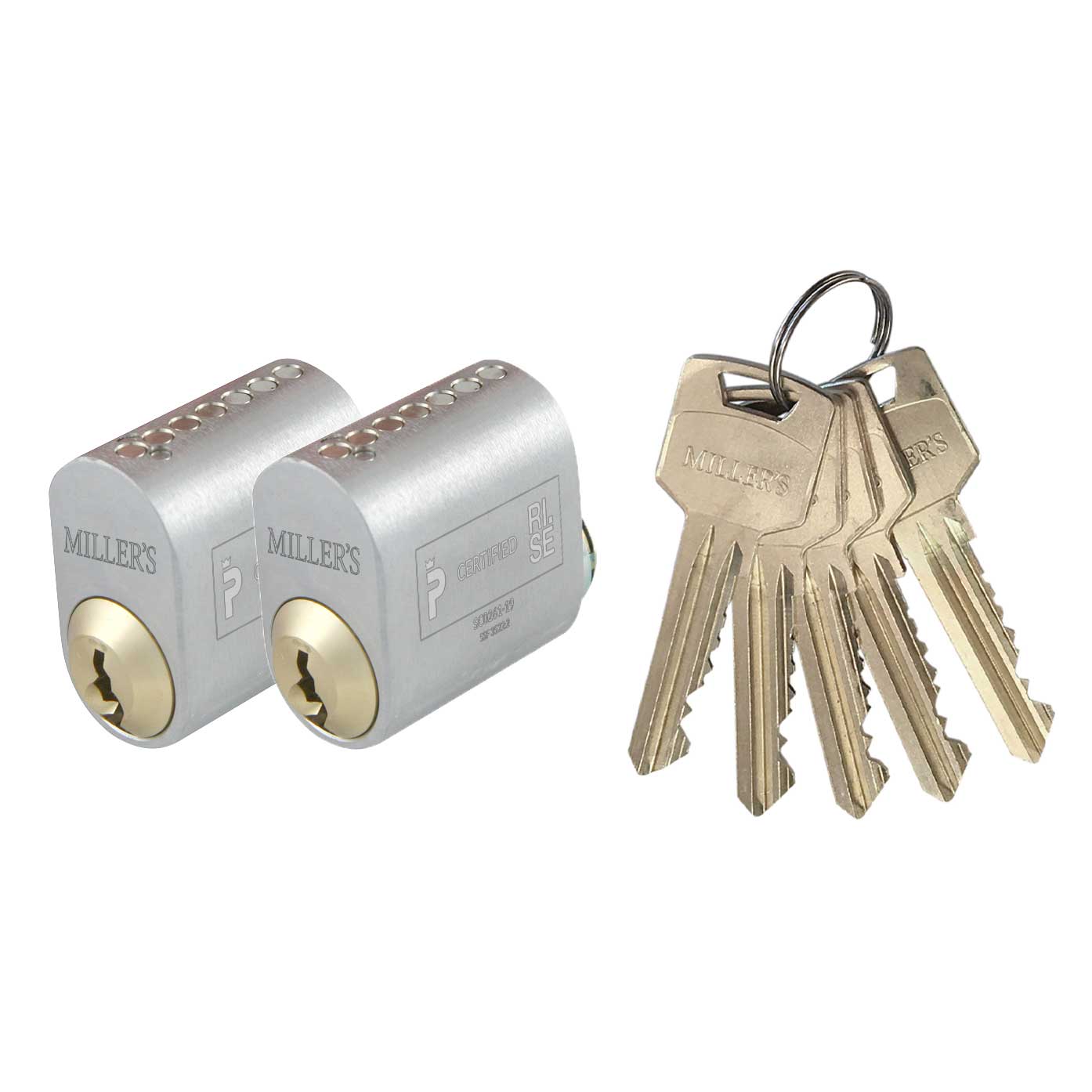 Cylindrar Miller`s Oval 430200 Matt Krom