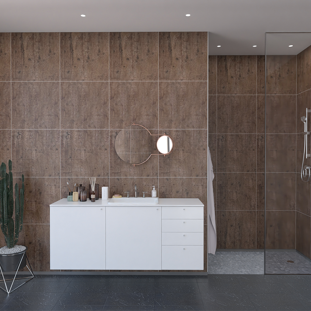 Våtrumsskiva Fibo Rough Wood 7969-LM6060SC